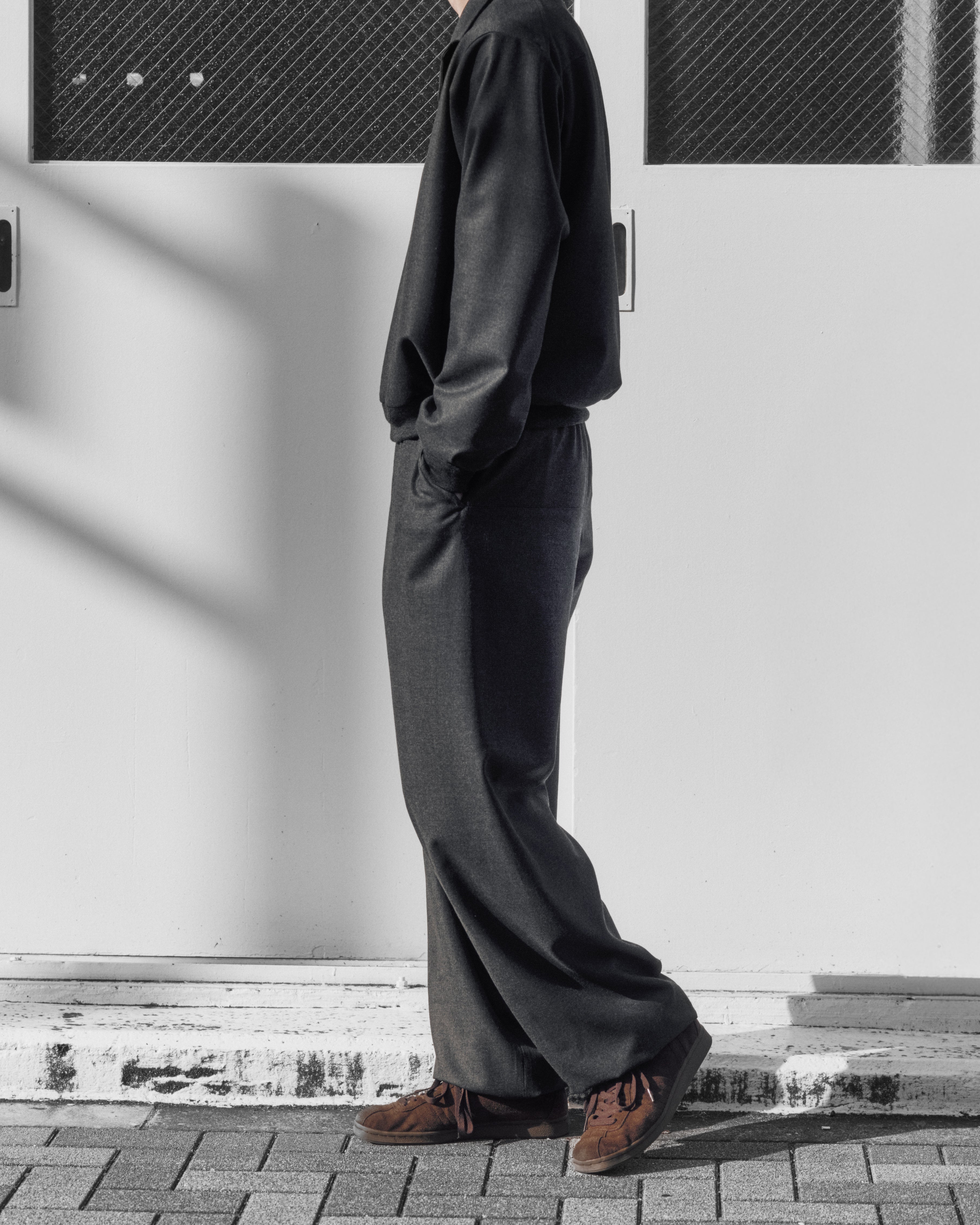 SUNSEA N.M Thickened w/耳 3123 Long Sleeve Polo、3143 Easy Pants