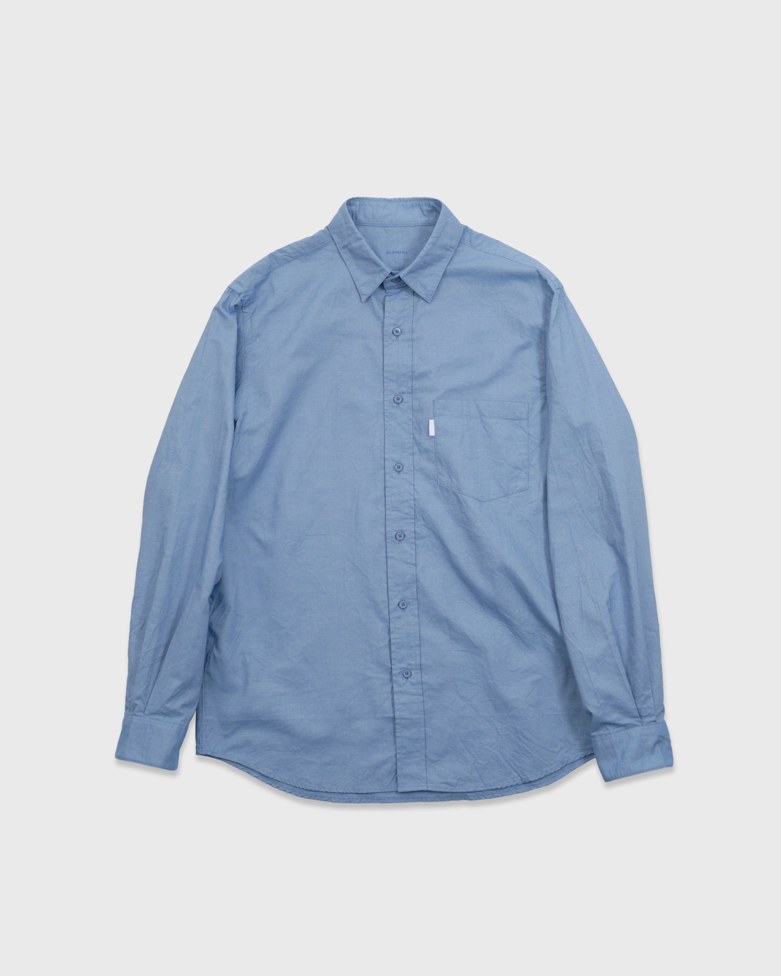 S H GMBT-003 Regular Collar Shirt, Blue – Keylime Tokyo