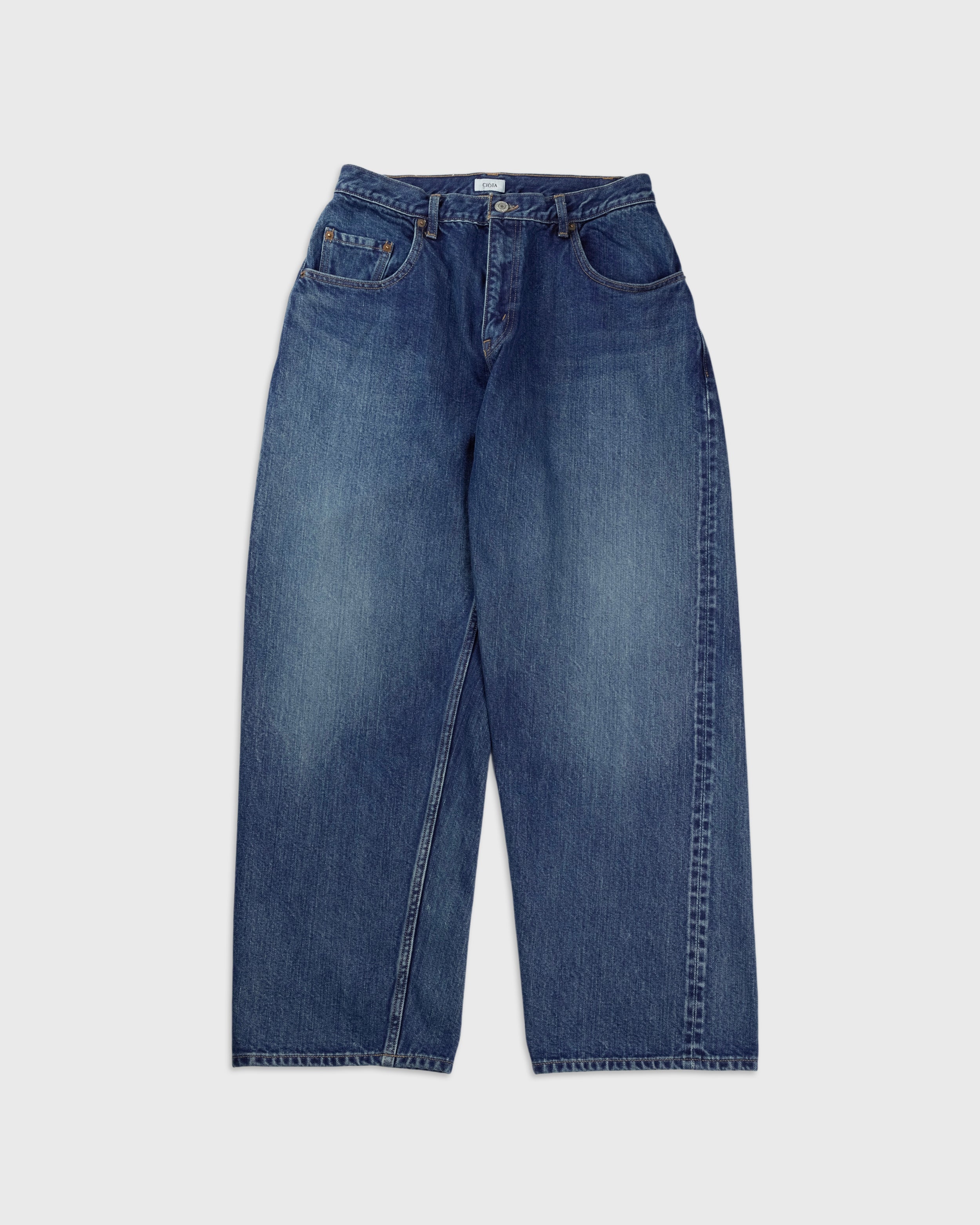 CIOTA Baggy 5 Pocket Pants, Medium Blue – Keylime Tokyo