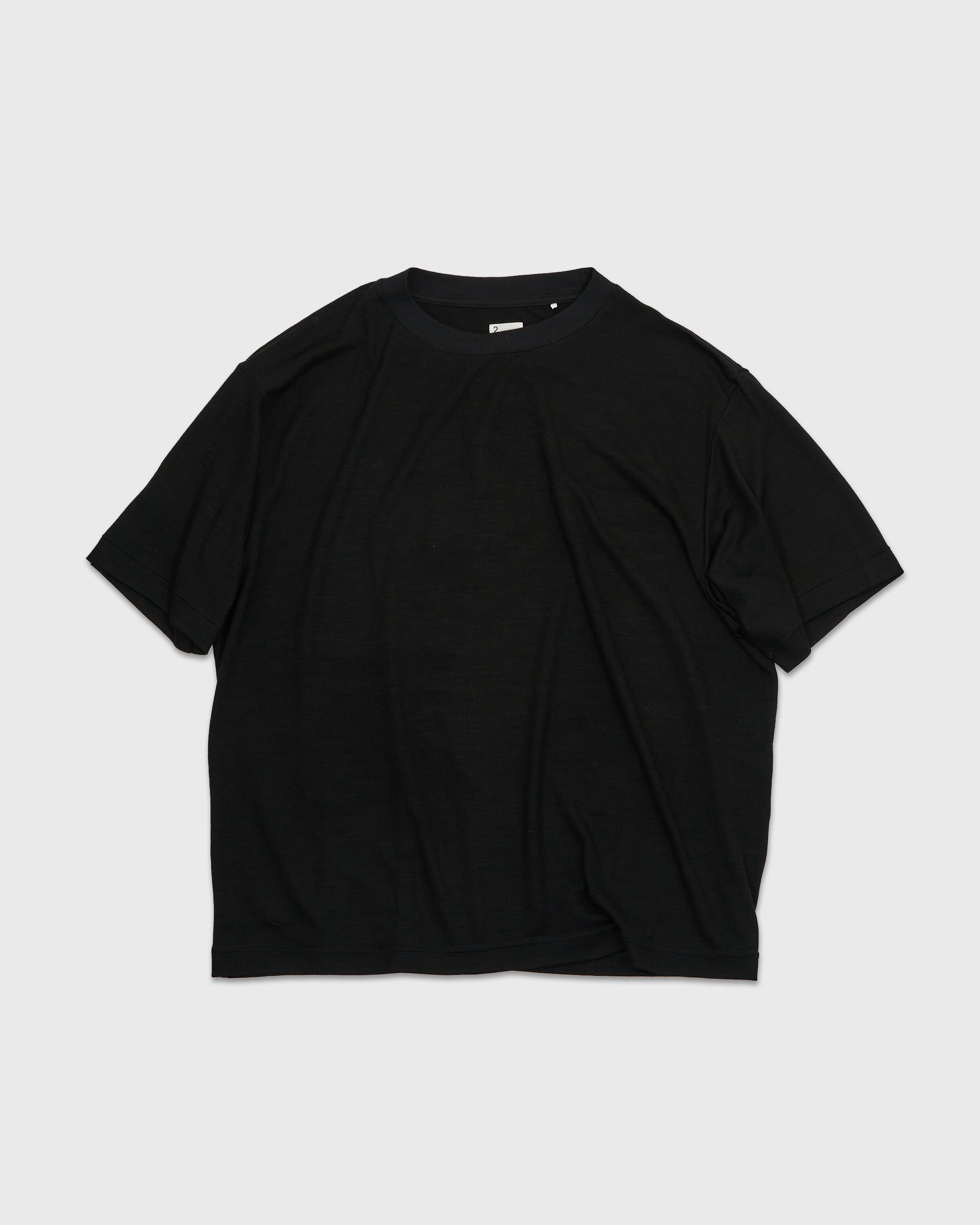 トップス holk Wool T-shirt, Black holk Wool T-shirt, Black – Keylime Tokyo