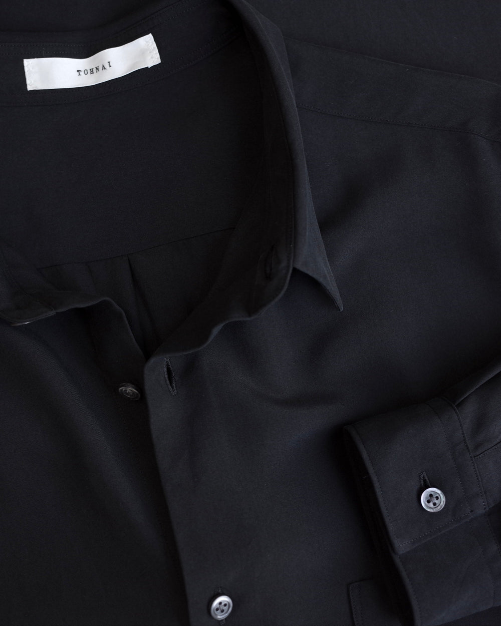 TOHNAI | Tough Silk Poplin Regular Collar Shirt
