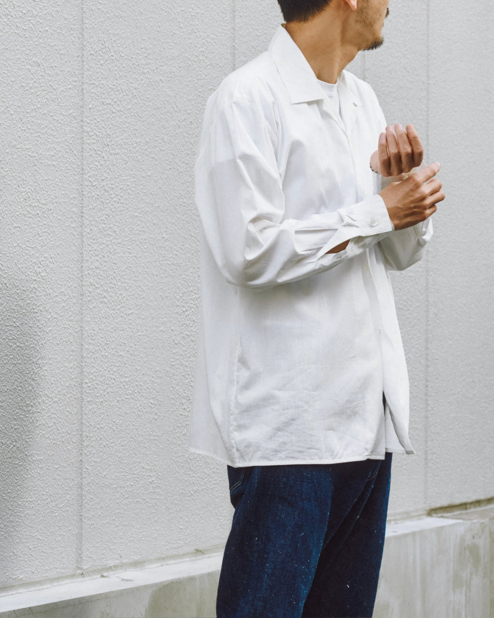 CIOTA : New Arrival / Open Collar Shirt
