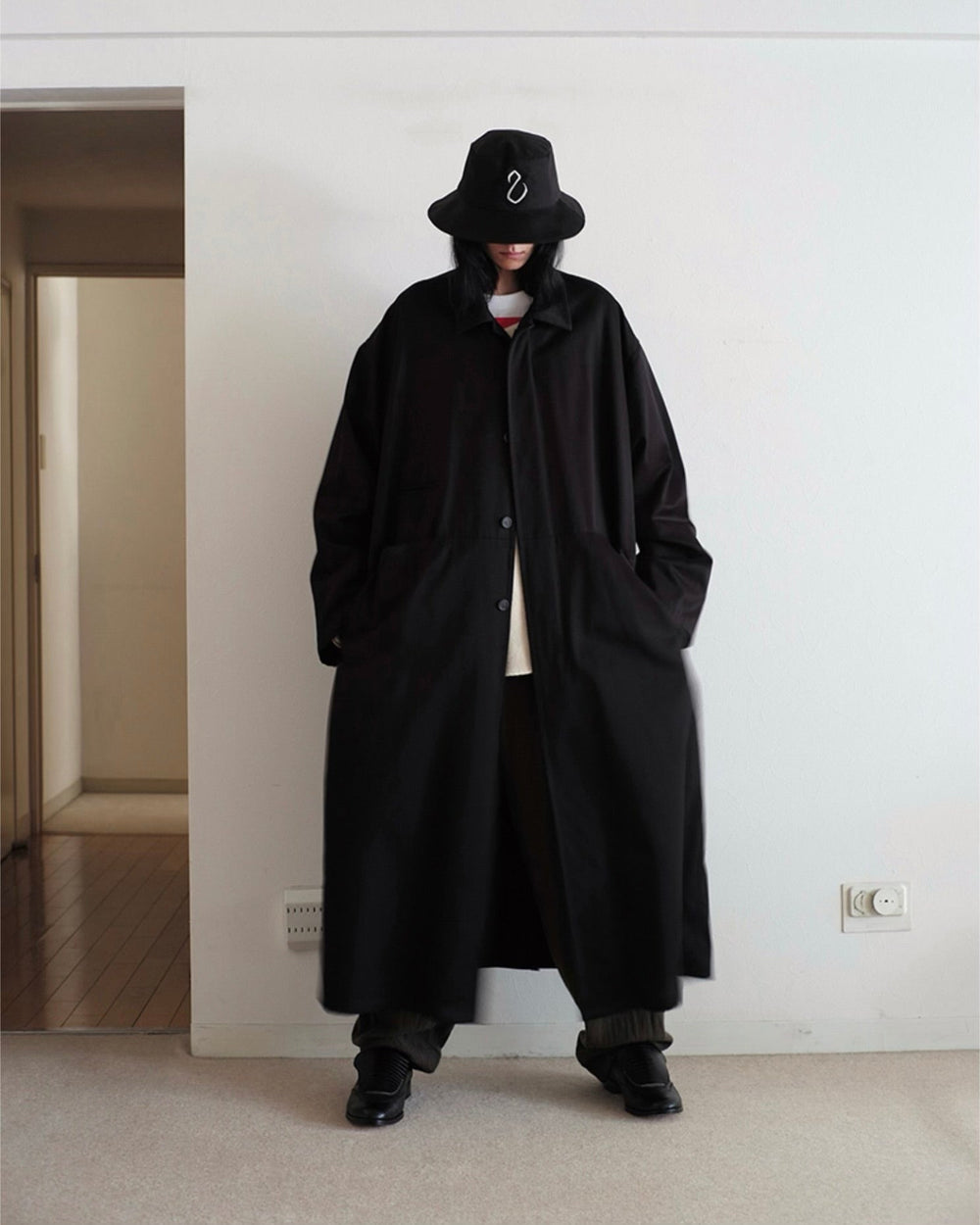 SUNSEA | 3166 SOUTIEN COLLAR COAT (HAT)