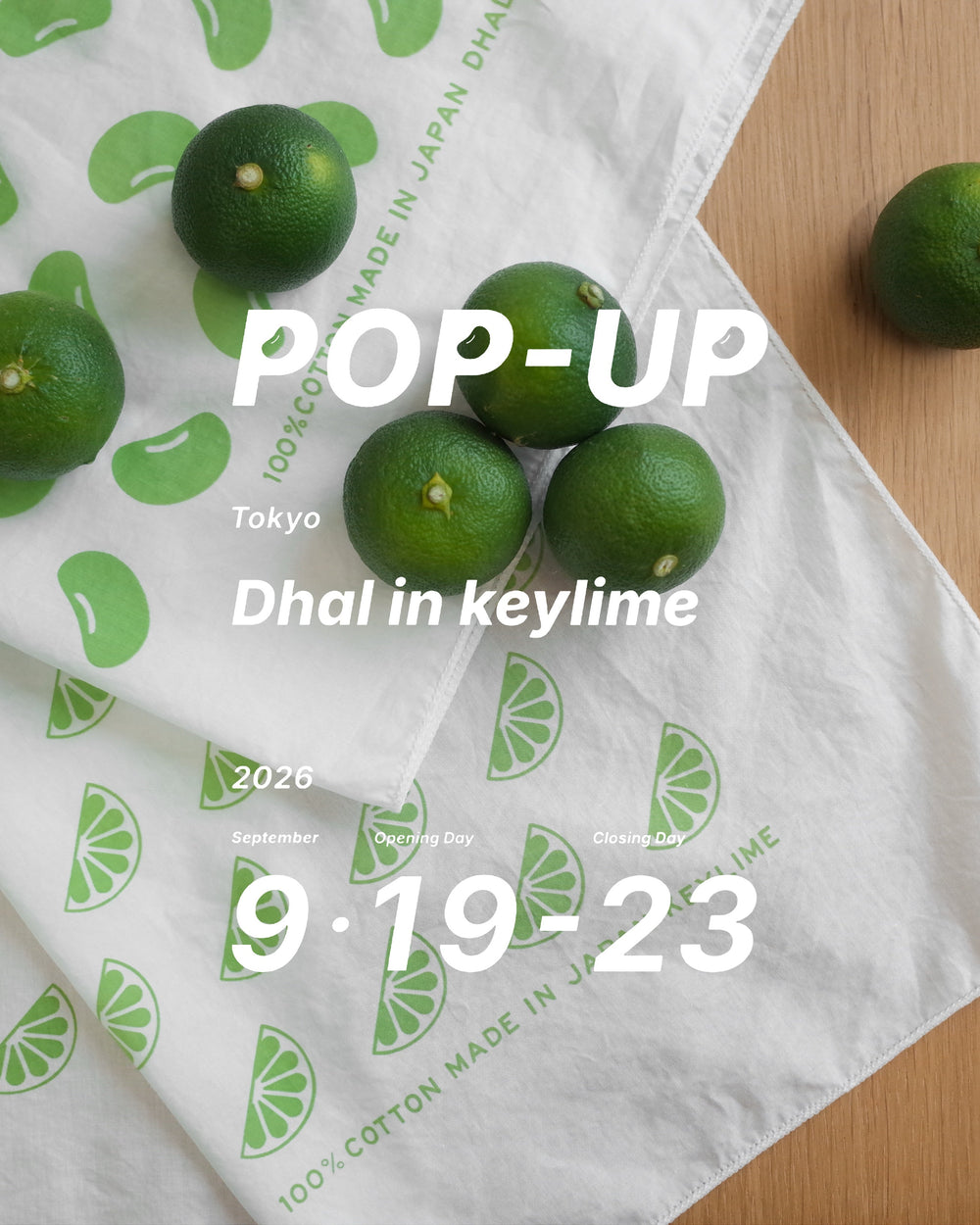 9/19-9/23 | Dhal POP UP