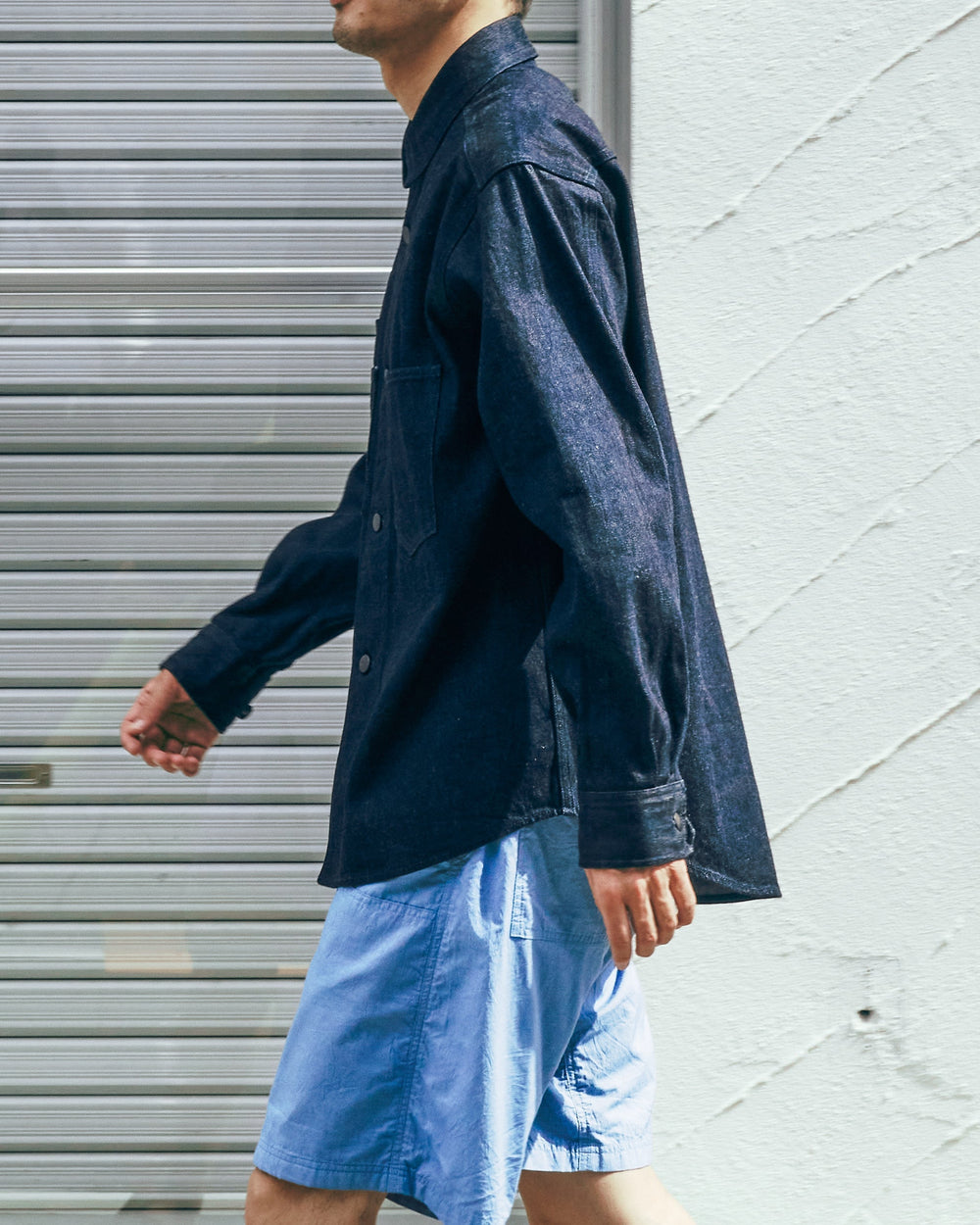 EYELIM New Release: Raw Denim Coverall Shirt