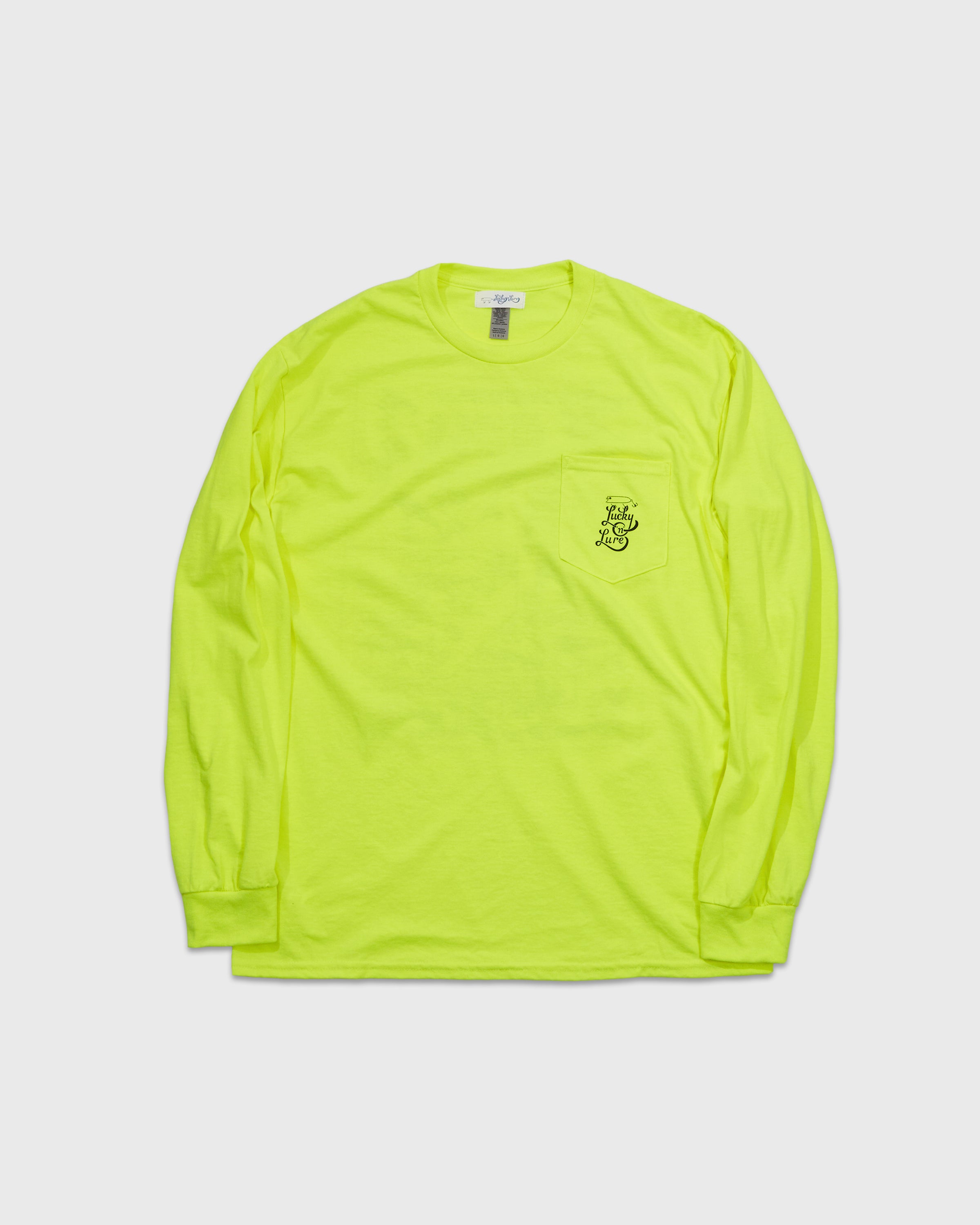 Lucky ‘n’ Lure Pocket Tee Long Sleeve, Green