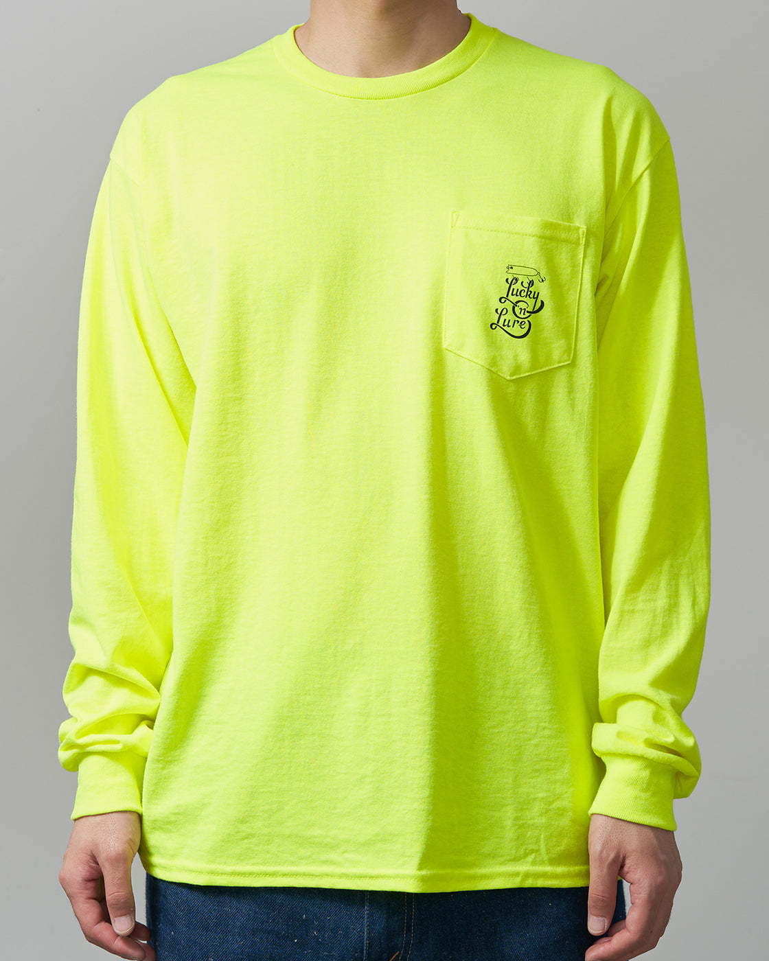 Lucky ‘n’ Lure Pocket Tee Long Sleeve, Green