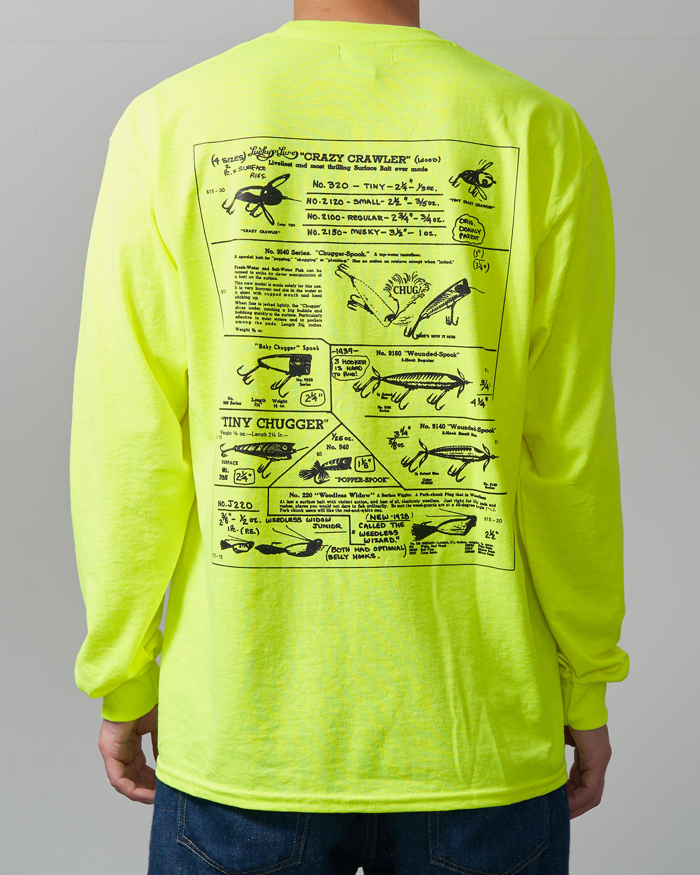 Lucky ‘n’ Lure Pocket Tee Long Sleeve, Green