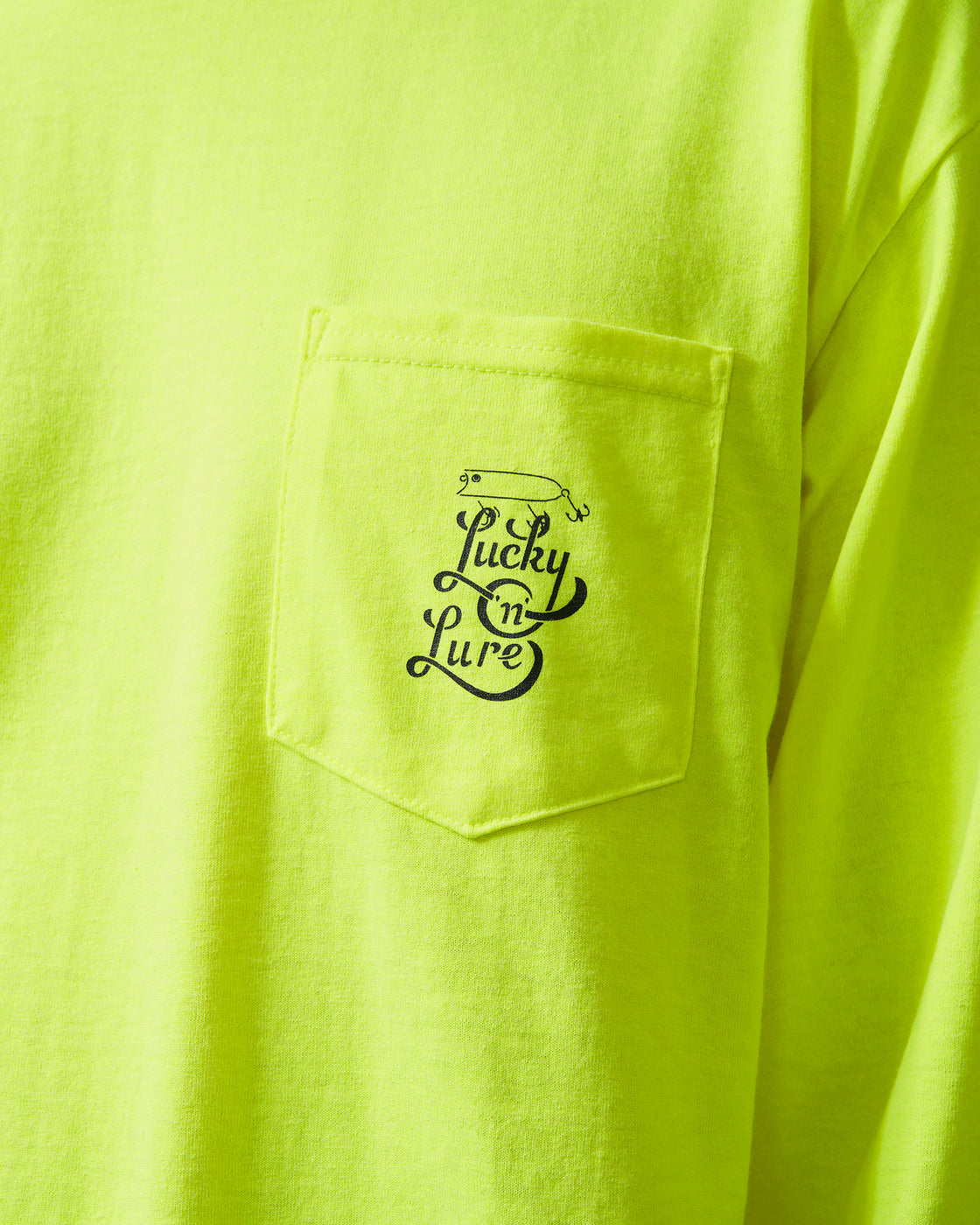 Lucky ‘n’ Lure Pocket Tee Long Sleeve, Green