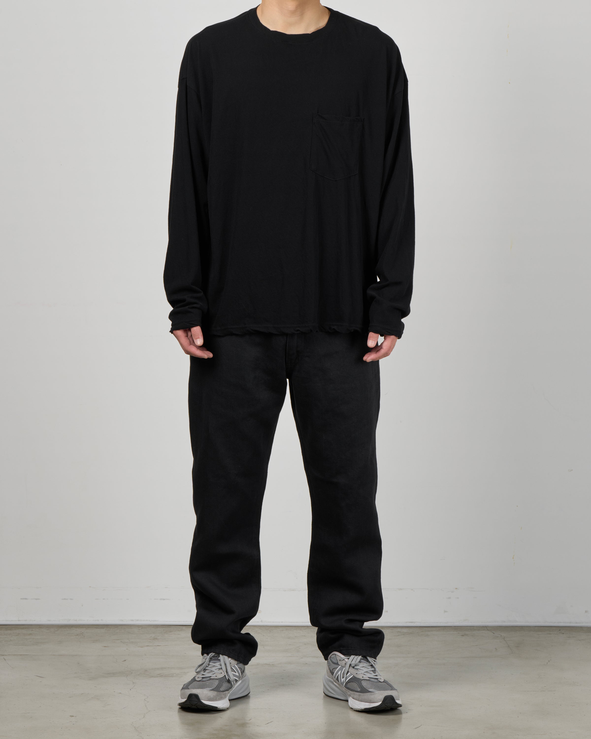 1027 26SS Cutsew Long Sleeve, Black