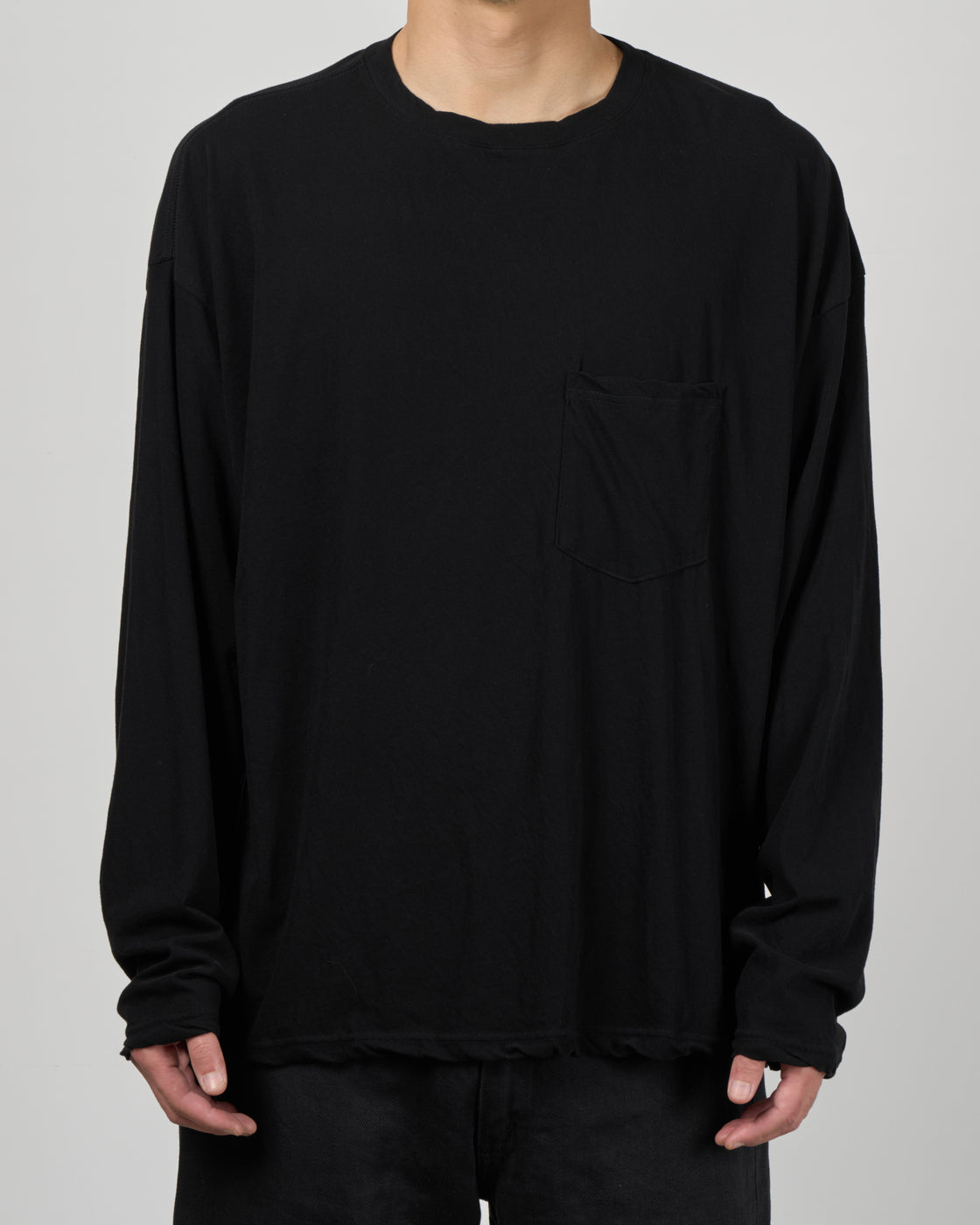 1027 26SS Cutsew Long Sleeve, Black