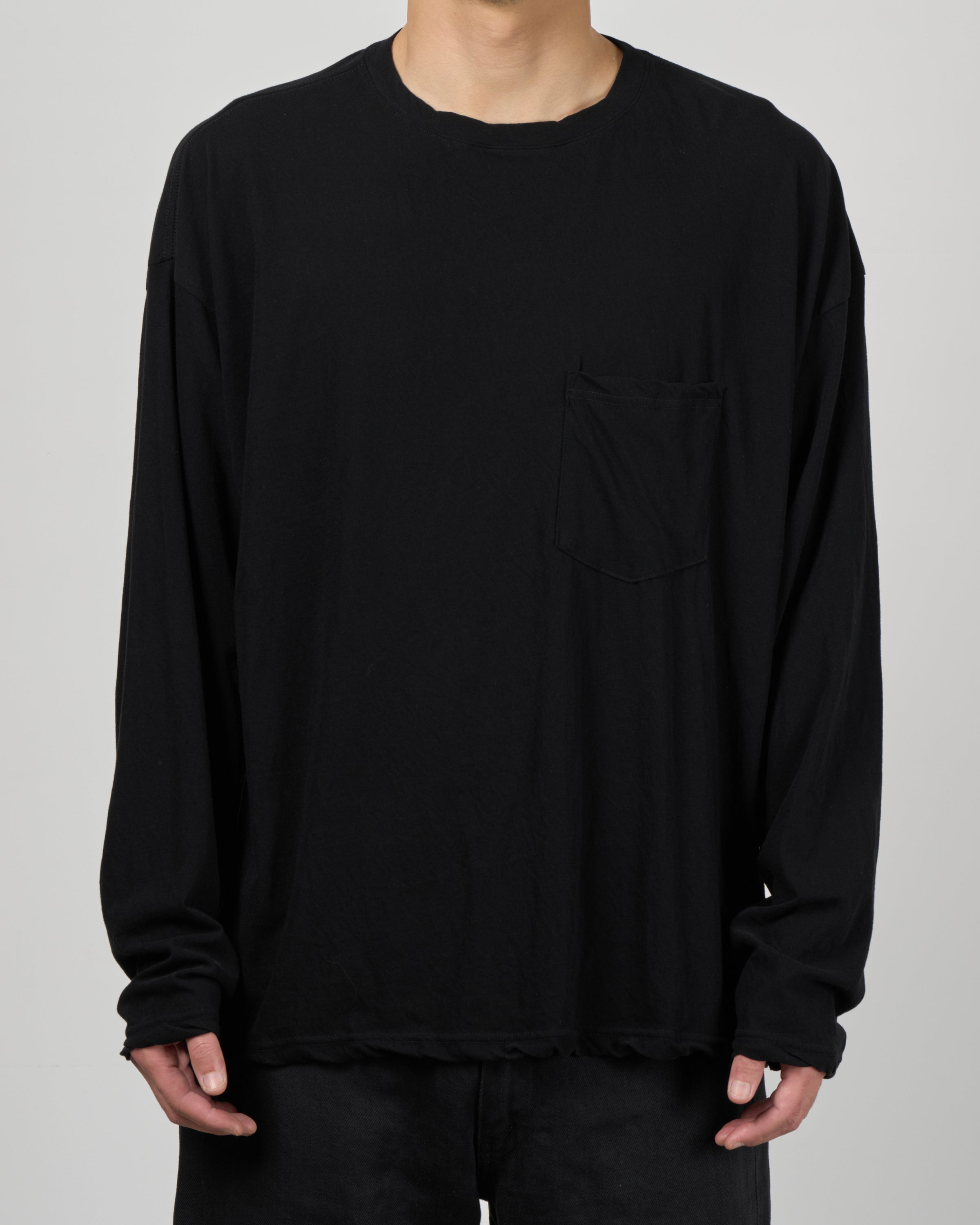 1027 26SS Cutsew Long Sleeve, Black