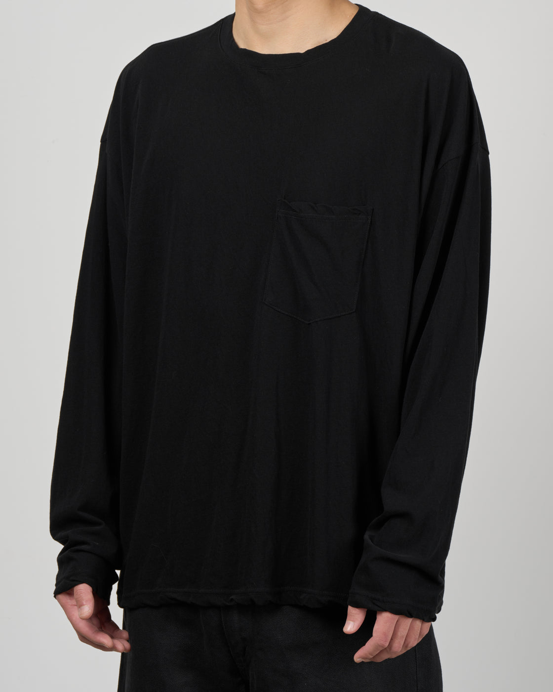 1027 26SS Cutsew Long Sleeve, Black
