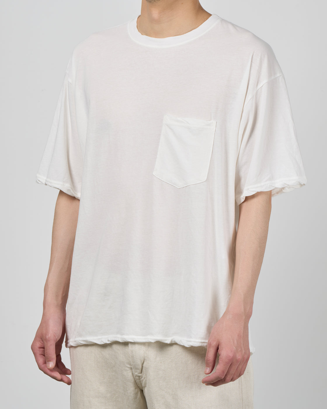 1027 26SS Cutsew Short Sleeve, White