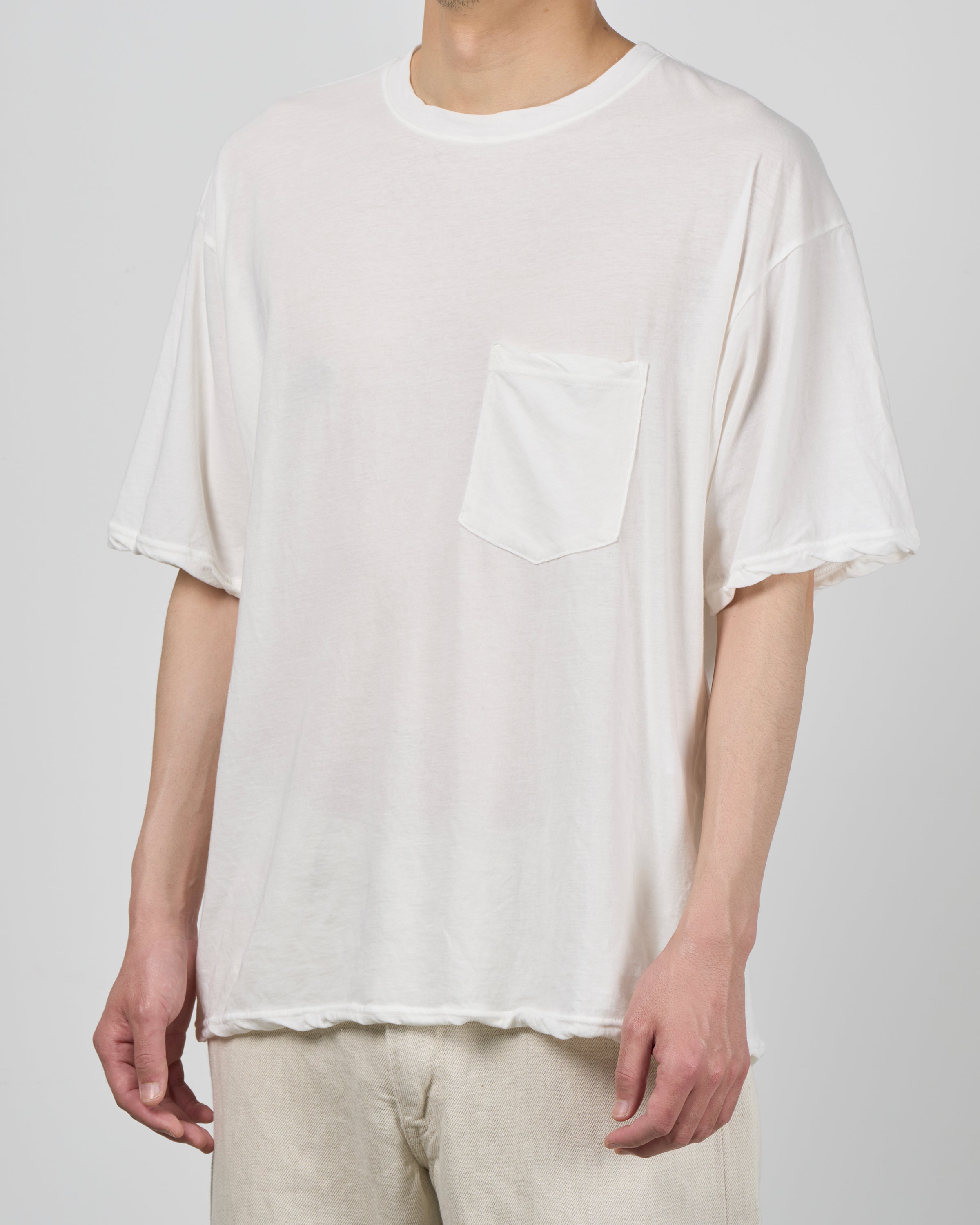 1027 26SS Cutsew Short Sleeve, White