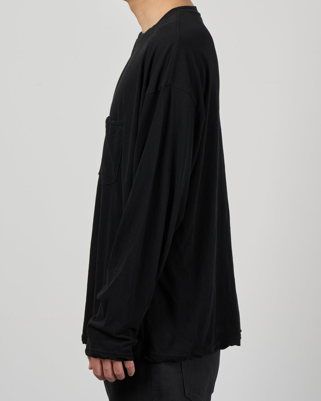 1027 26SS Cutsew Long Sleeve, Black