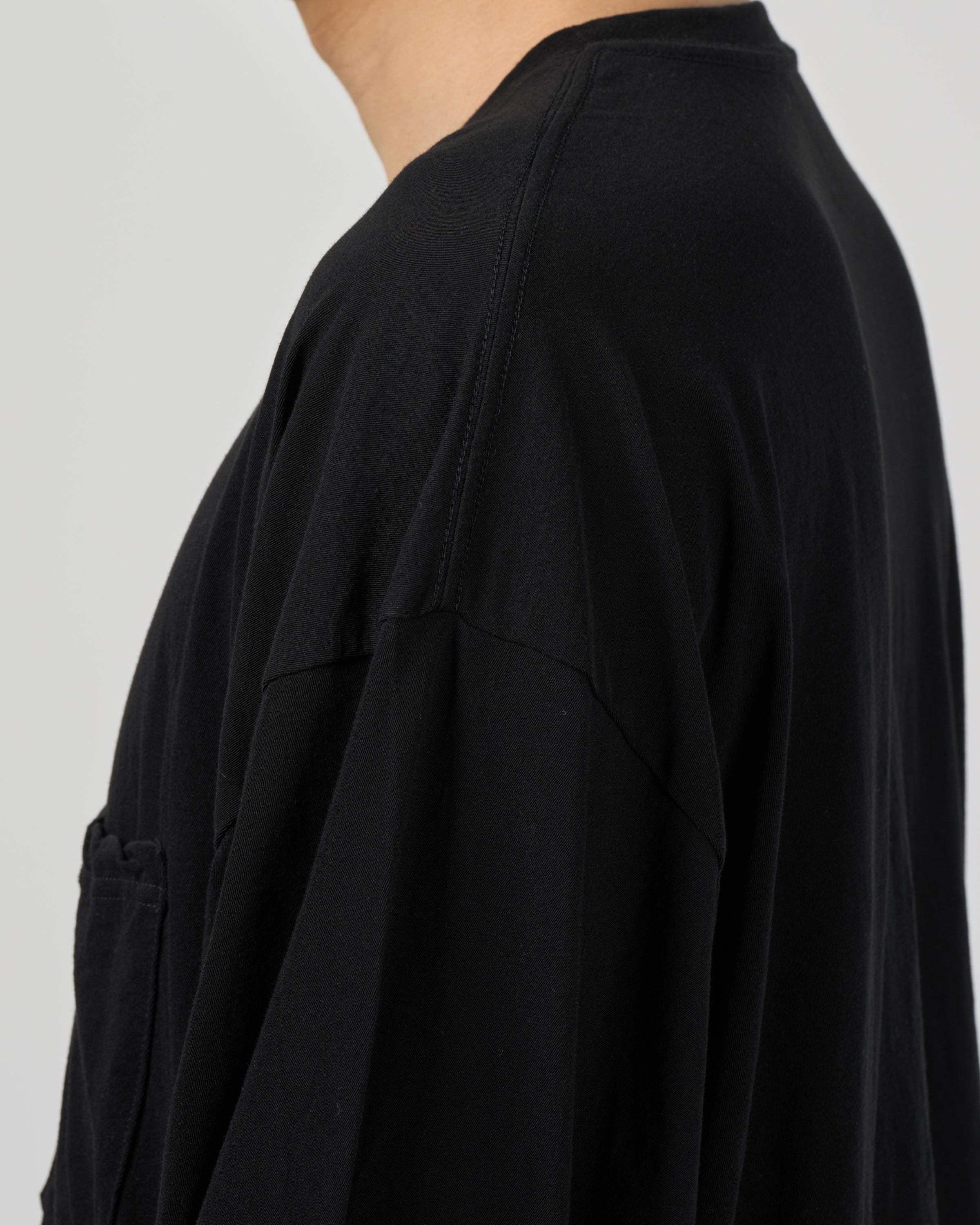 1027 26SS Cutsew Long Sleeve, Black