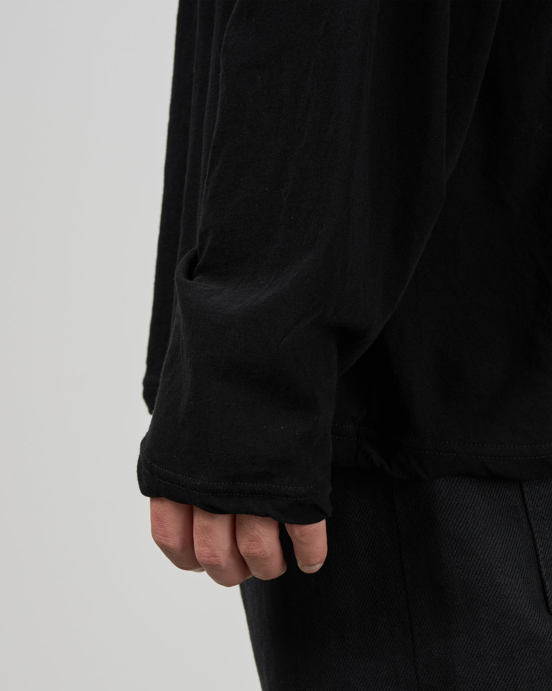1027 26SS Cutsew Long Sleeve, Black