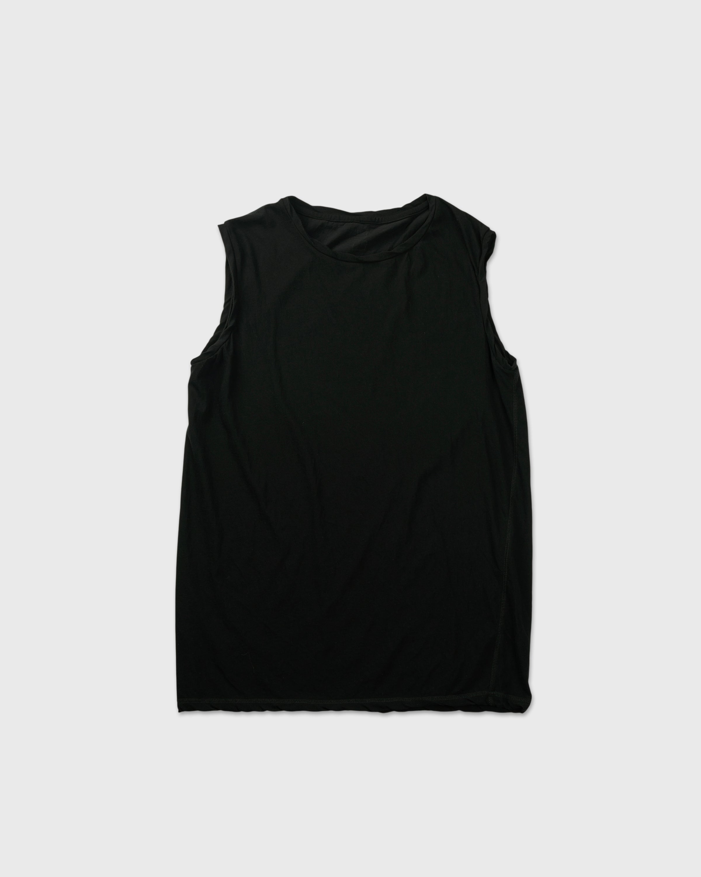 1027 26SS Cutsew No Sleeve, Black