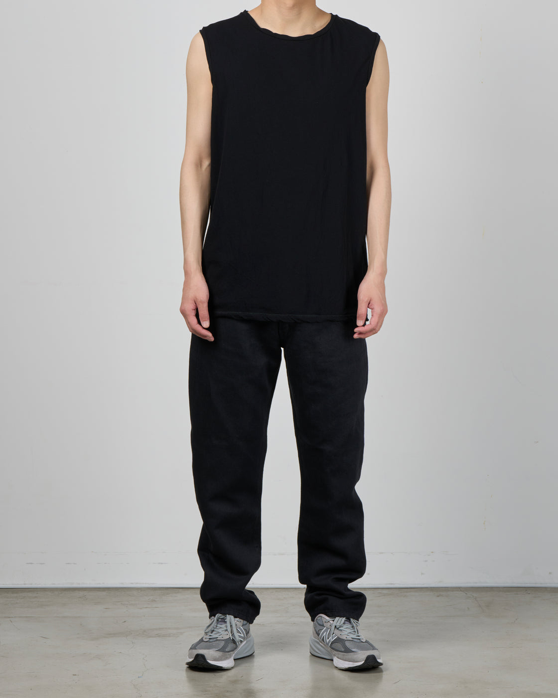 1027 26SS Cutsew No Sleeve, Black
