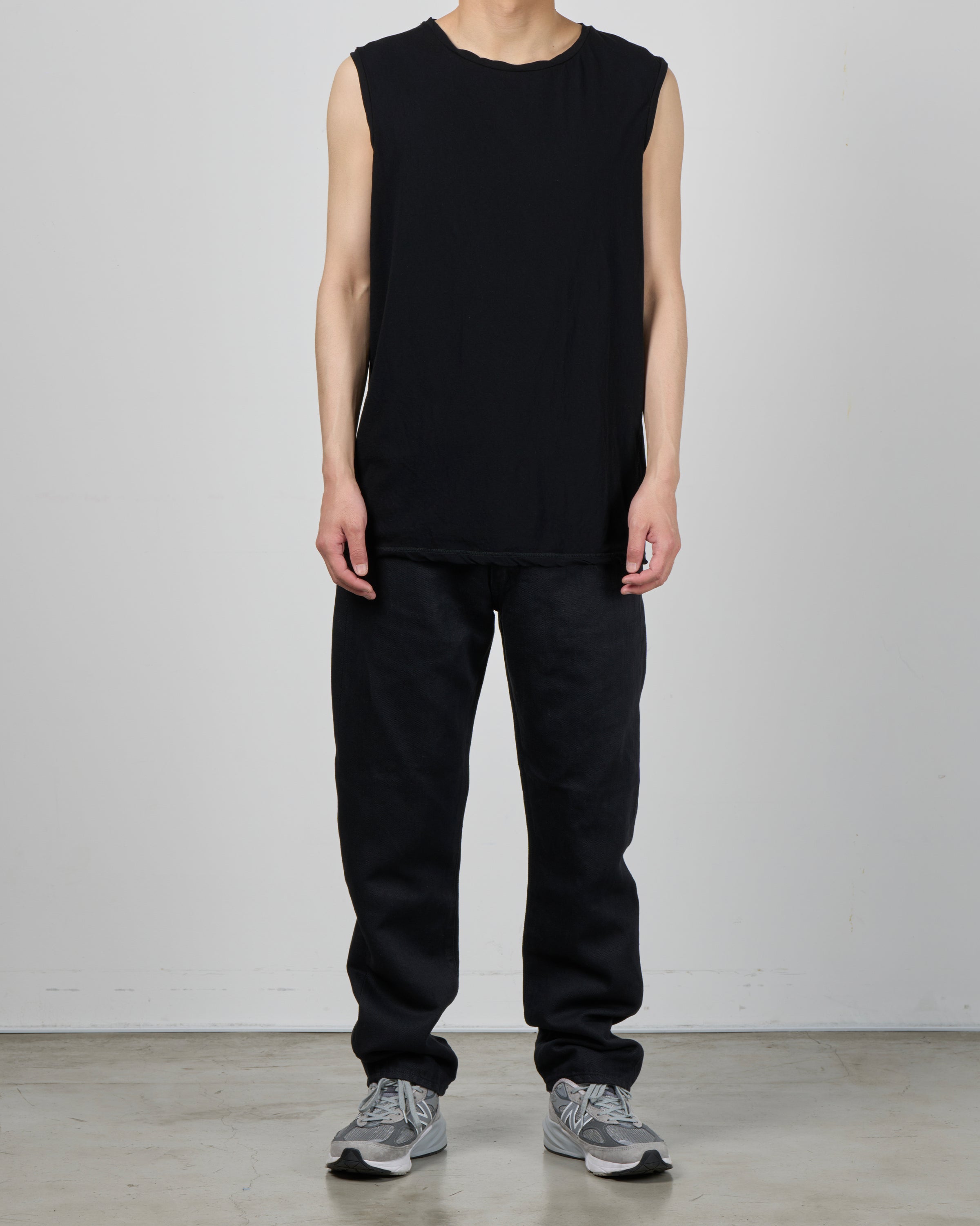1027 26SS Cutsew No Sleeve, Black