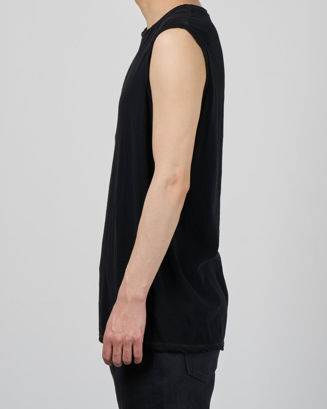 1027 26SS Cutsew No Sleeve, Black