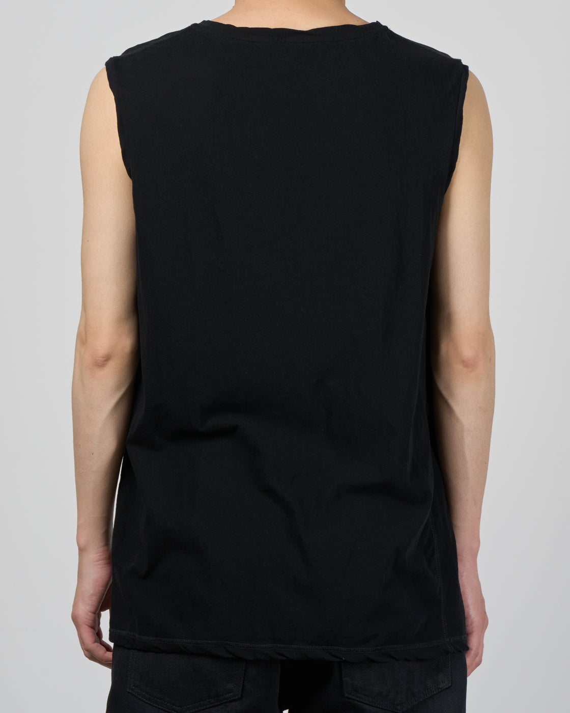 1027 26SS Cutsew No Sleeve, Black
