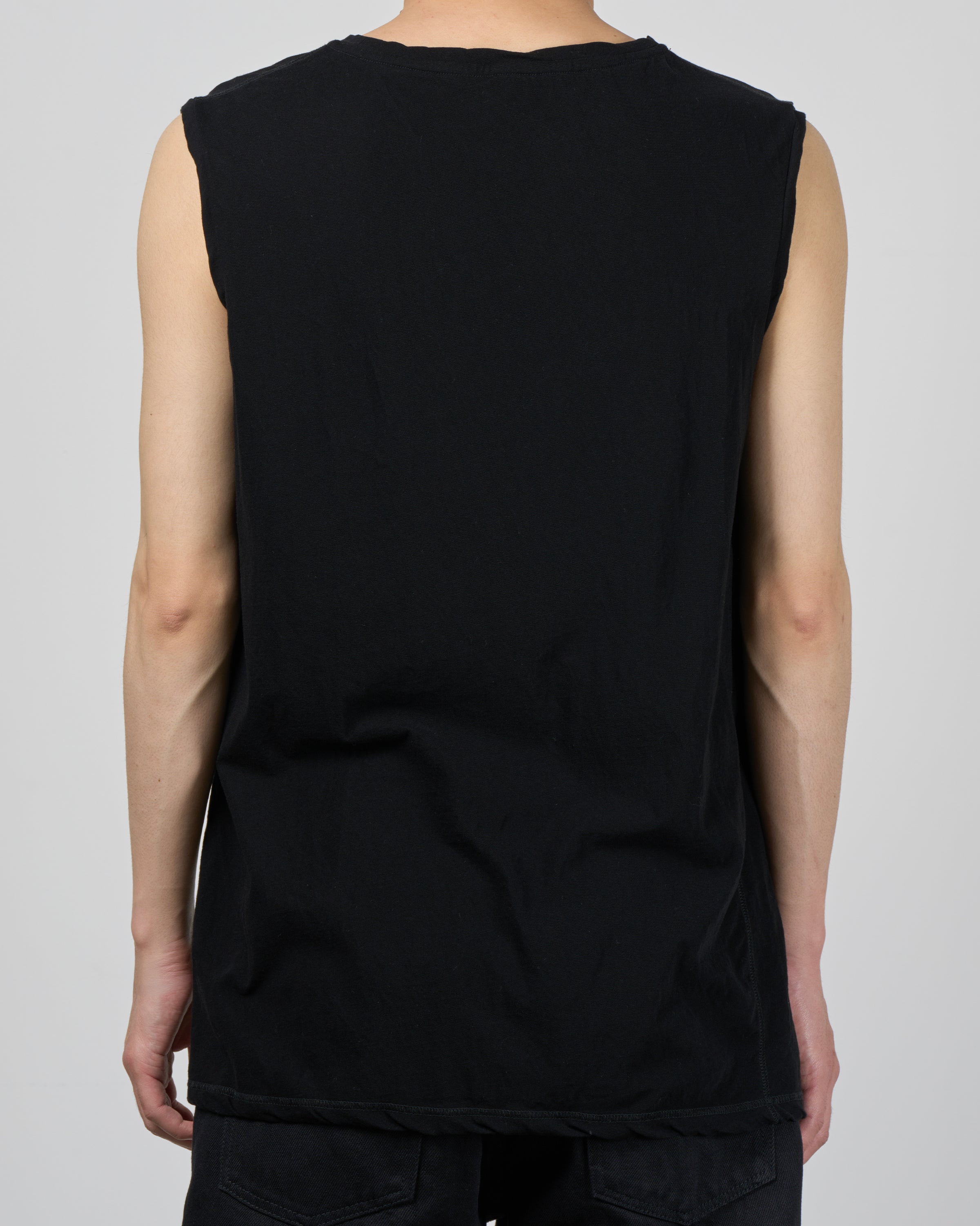 1027 26SS Cutsew No Sleeve, Black