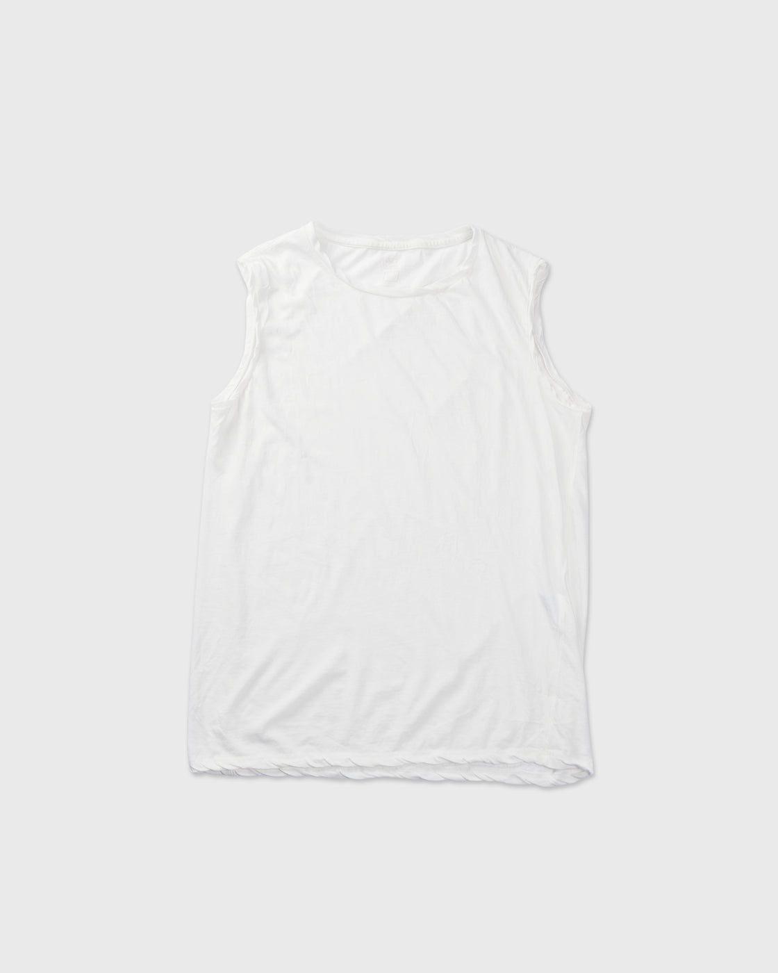 1027 26SS Cutsew No Sleeve, White