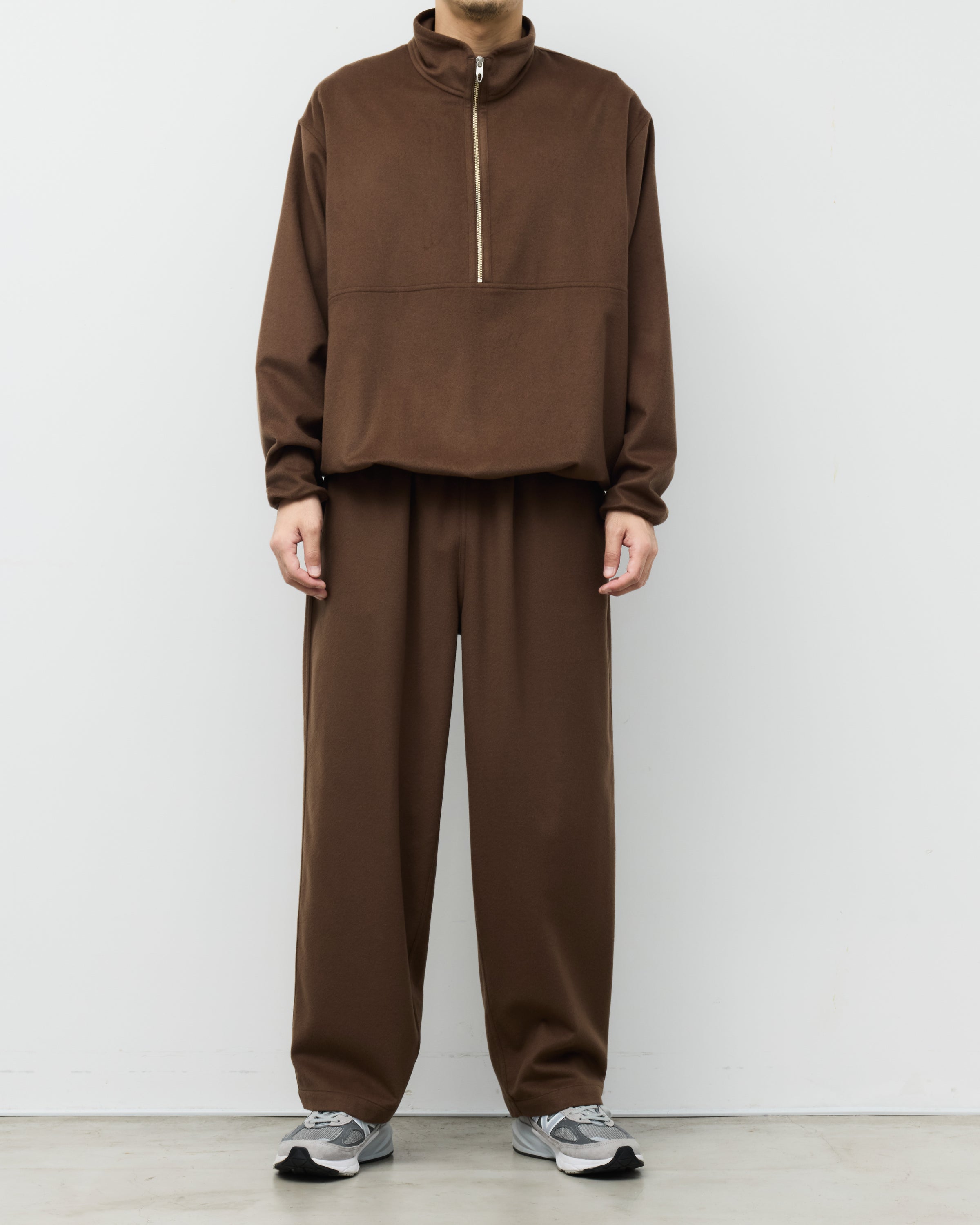 holk Kang Fu Pants(Lamb Short Beaver), Brown