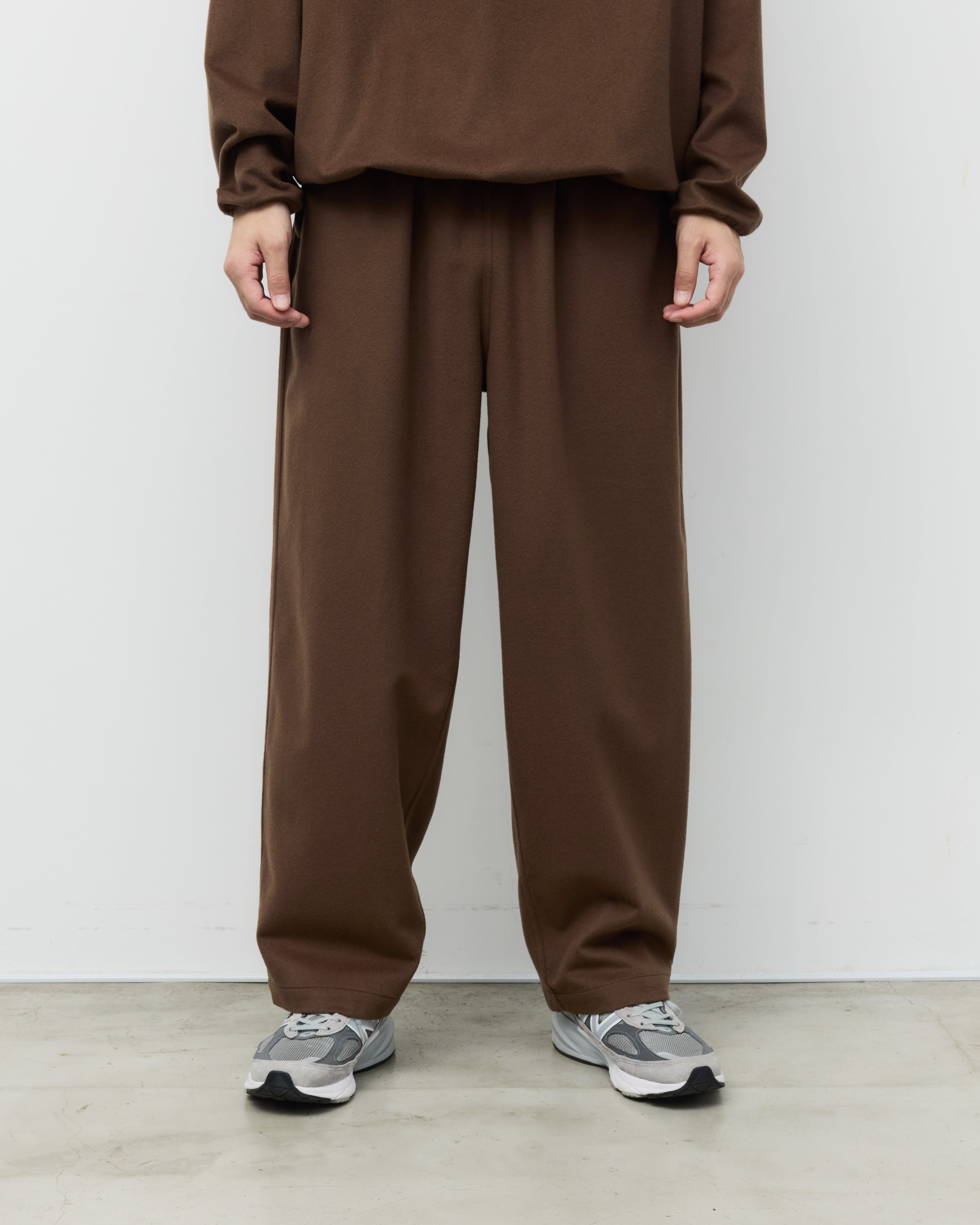 holk Kang Fu Pants(Lamb Short Beaver), Brown