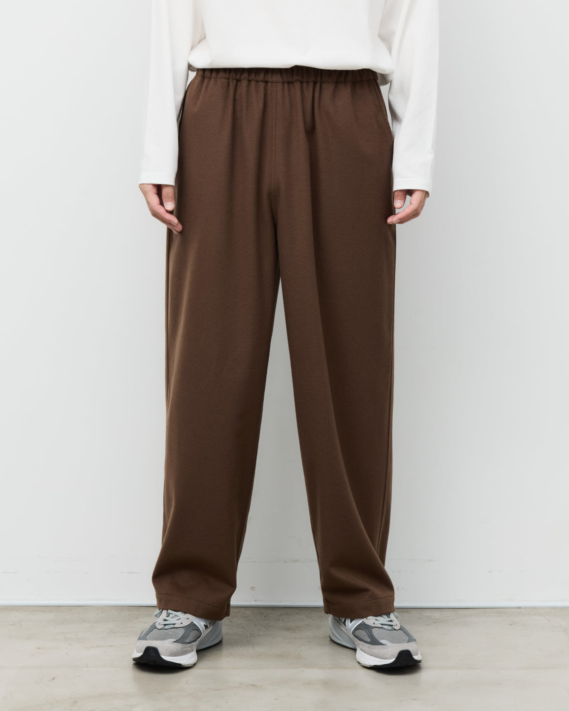 holk Kang Fu Pants(Lamb Short Beaver), Brown
