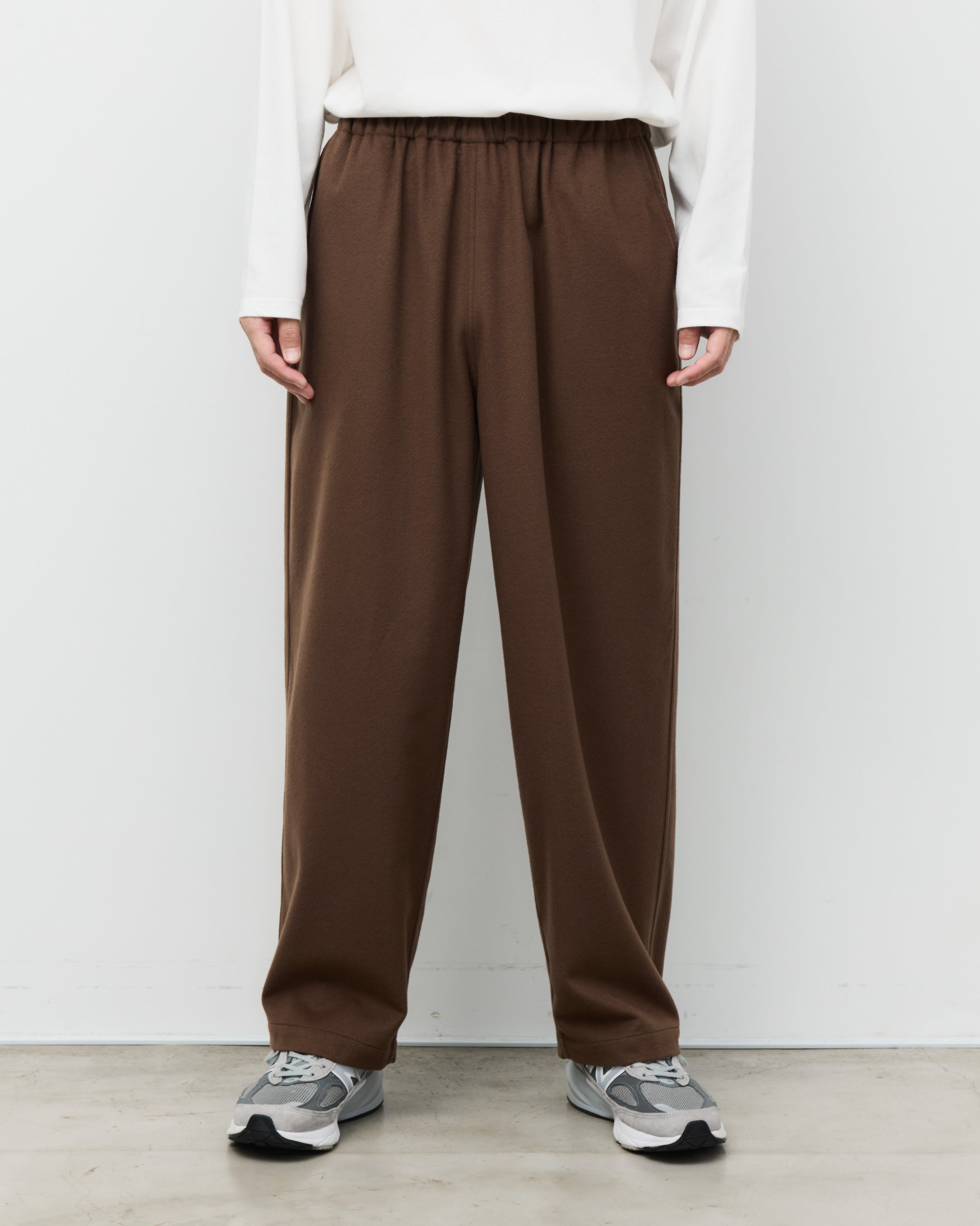 holk Kang Fu Pants(Lamb Short Beaver), Brown