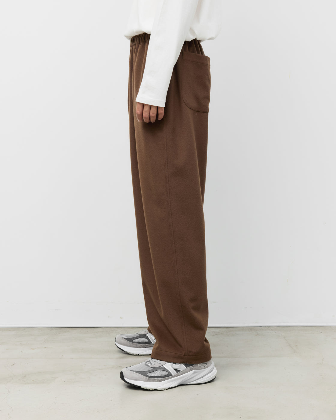 holk Kang Fu Pants(Lamb Short Beaver), Brown
