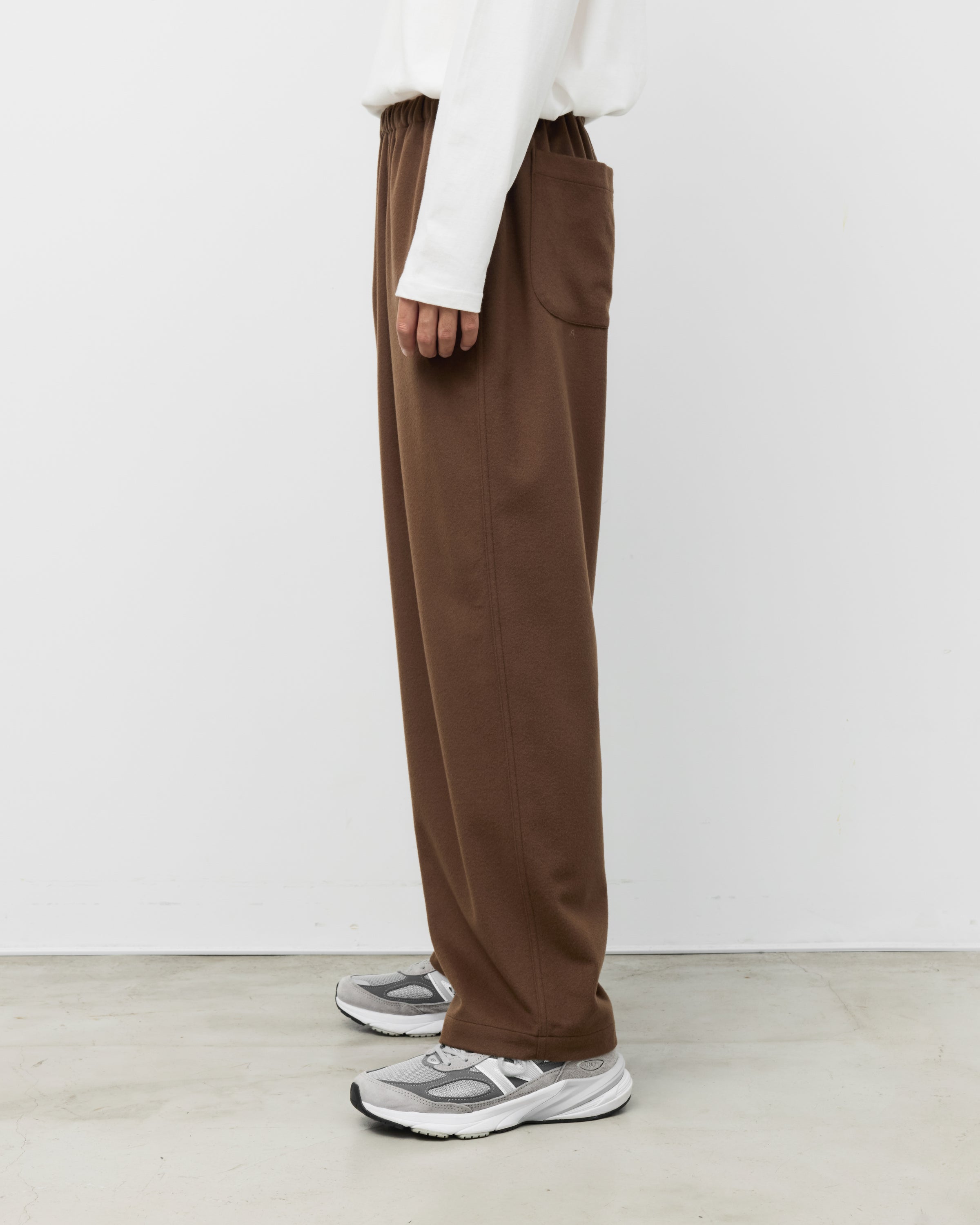 holk Kang Fu Pants(Lamb Short Beaver), Brown