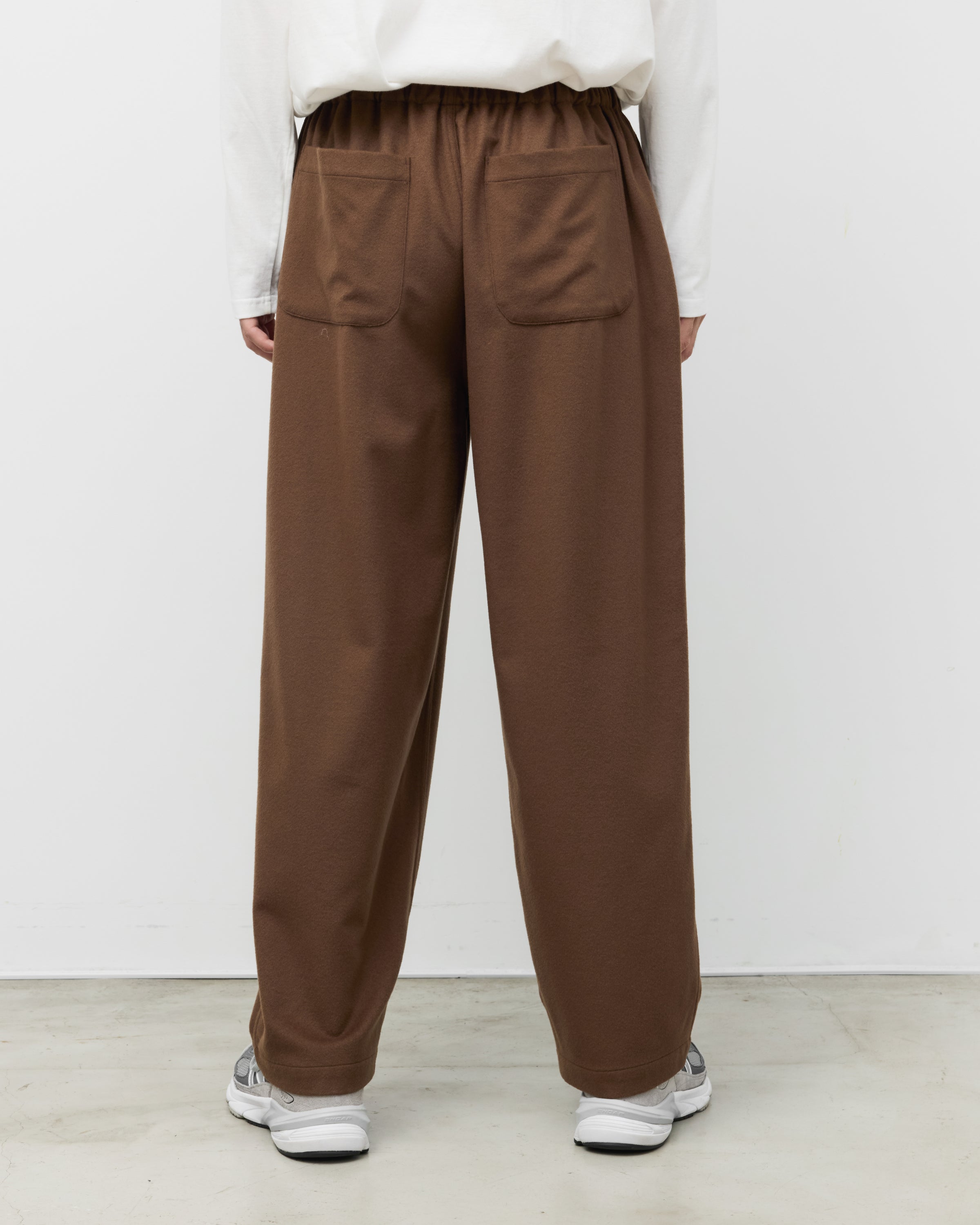 holk Kang Fu Pants(Lamb Short Beaver), Brown