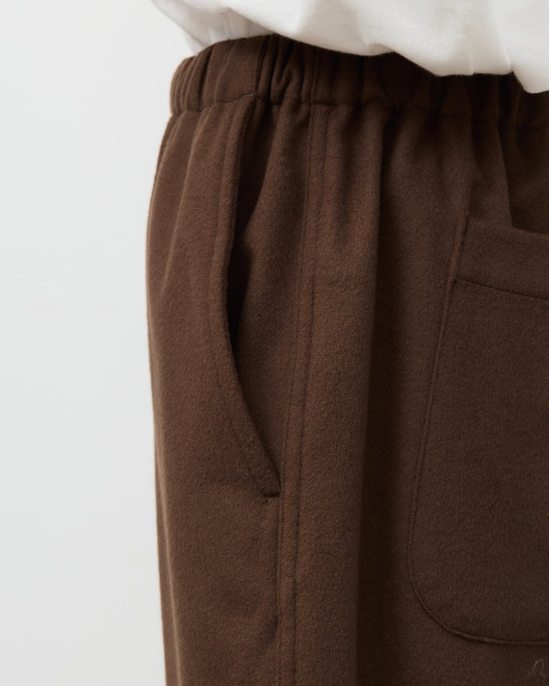 holk Kang Fu Pants(Lamb Short Beaver), Brown