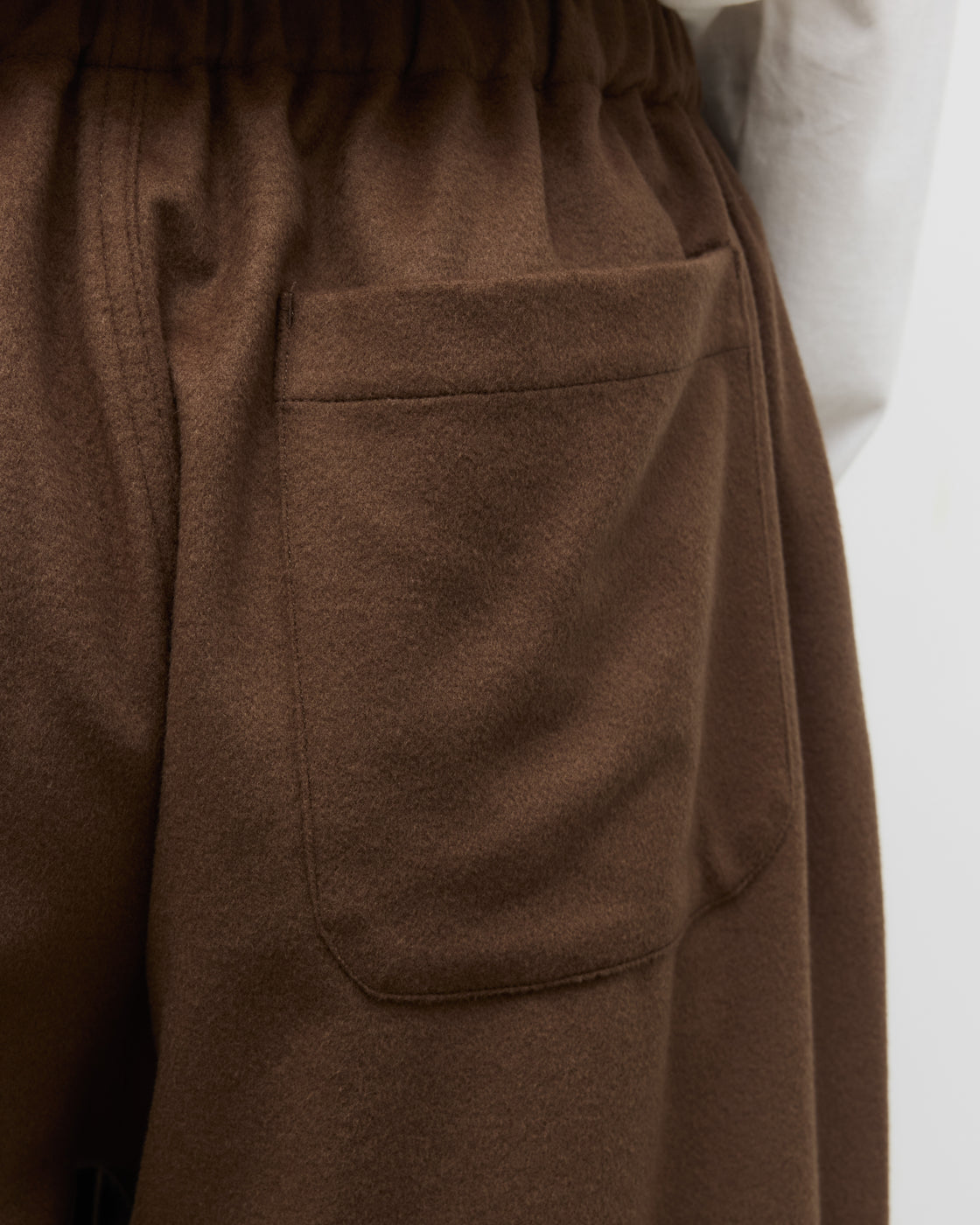 holk Kang Fu Pants(Lamb Short Beaver), Brown