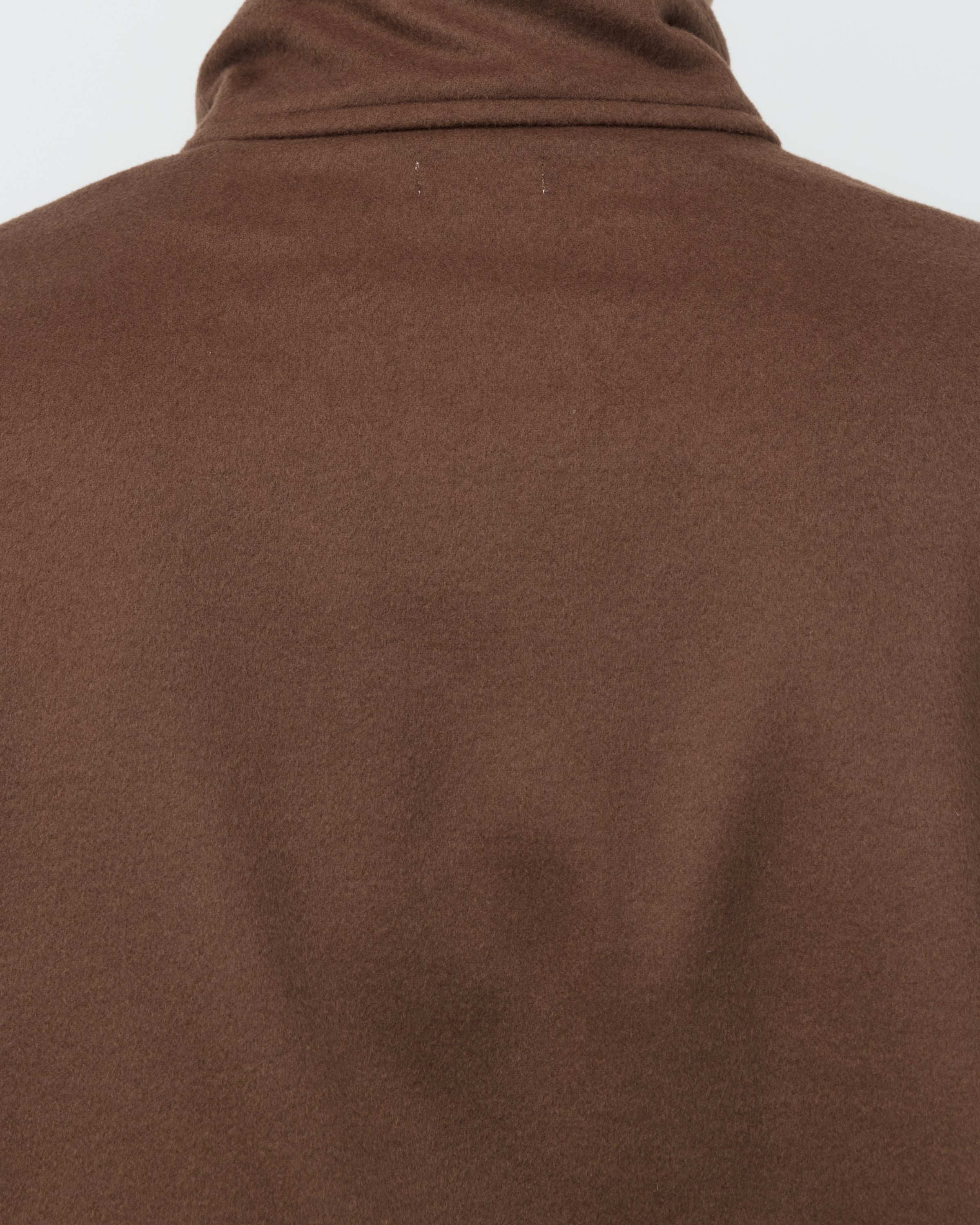 holk Half Zip Jacket(Lamb Short Beaver), Brown