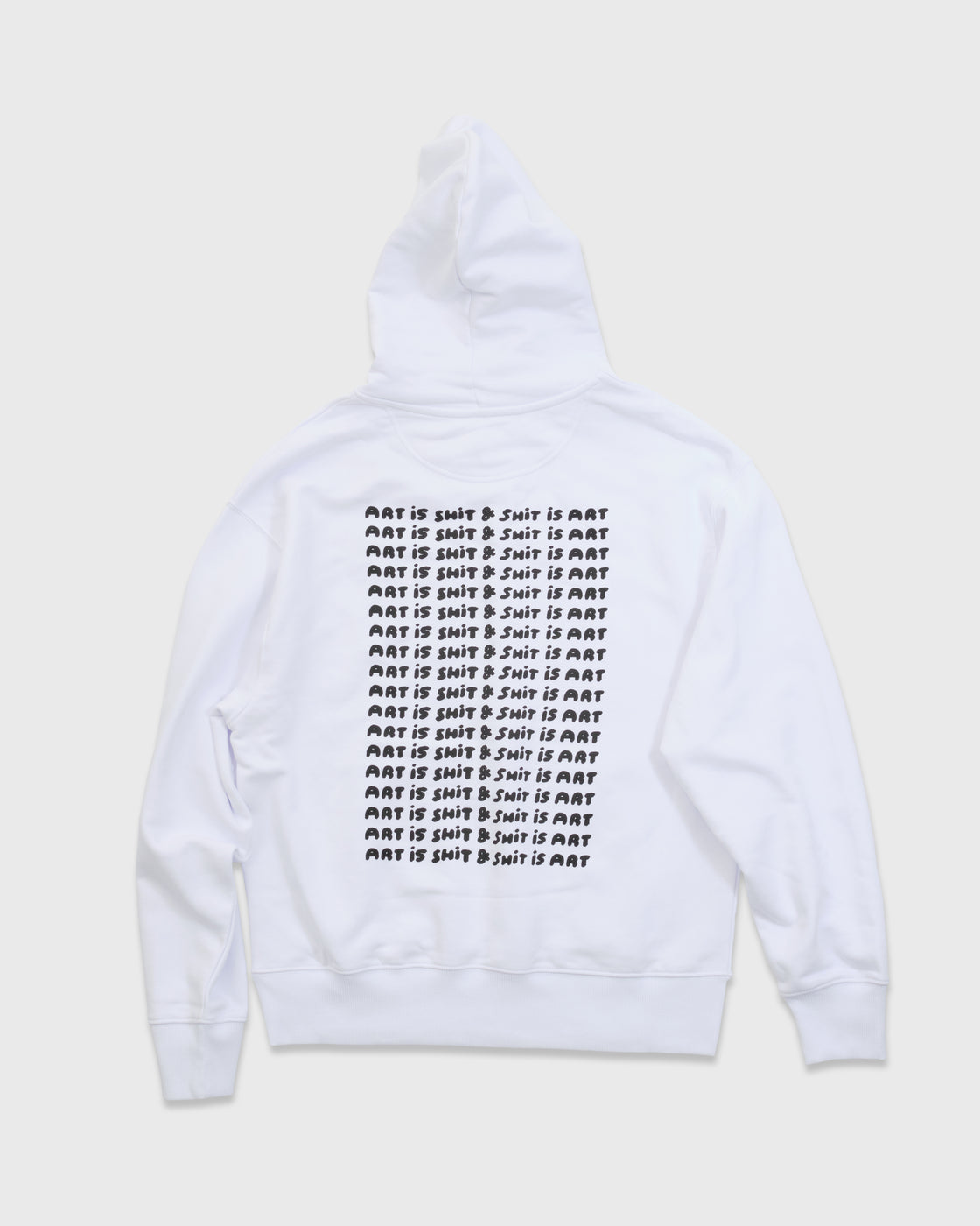 EGYBOY Hoodie  ART IS SHIT, White