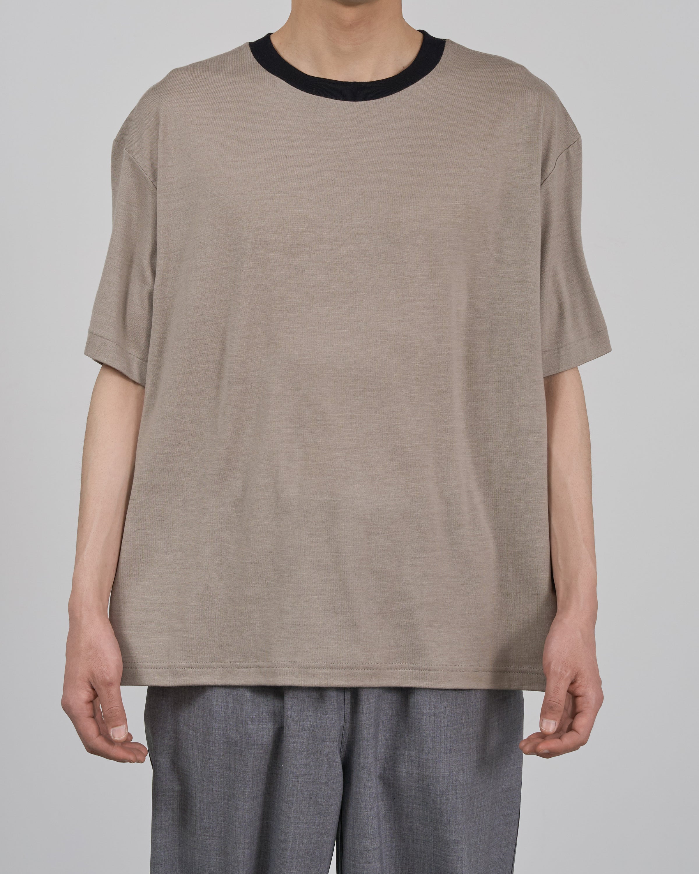 holk Wool T-shirt, Greige