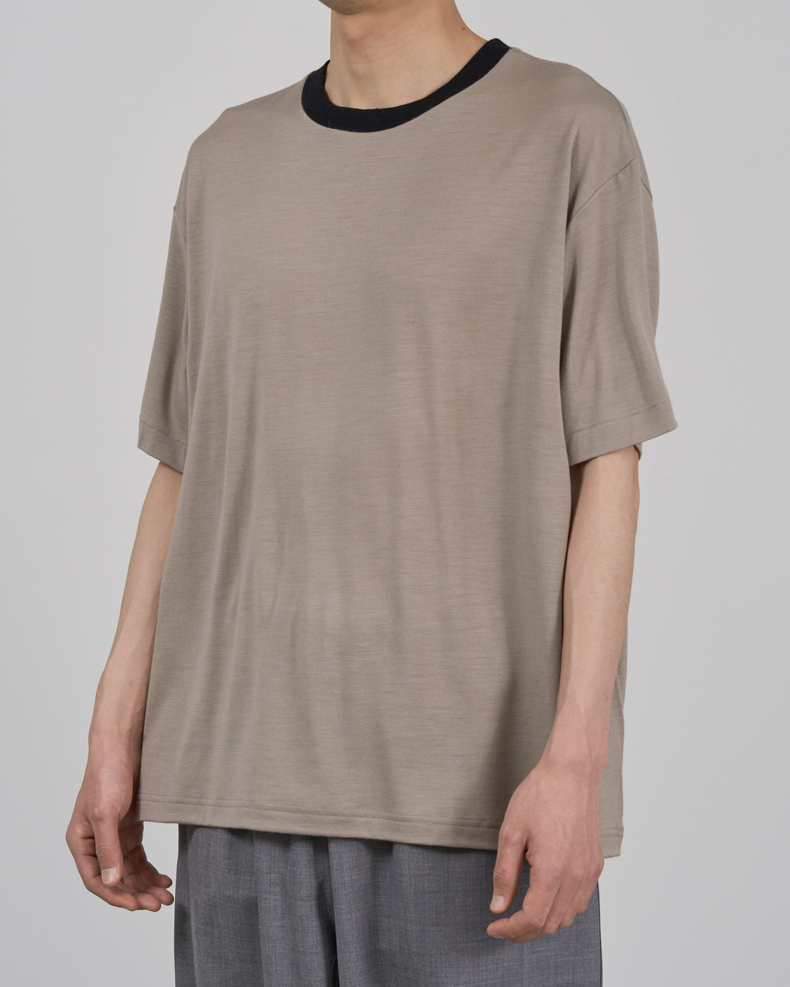 holk Wool T-shirt, Greige