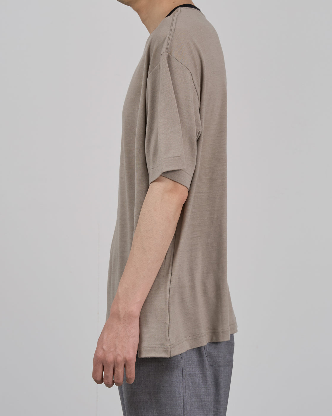 holk Wool T-shirt, Greige