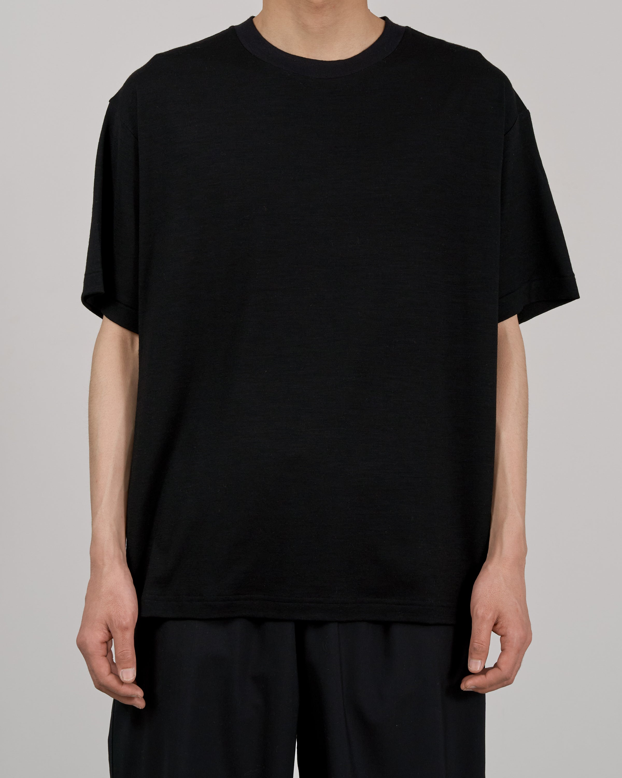 holk Wool T-shirt, Black