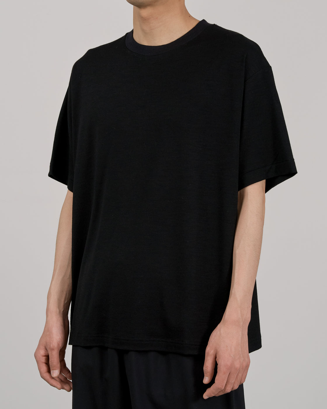 holk Wool T-shirt, Black