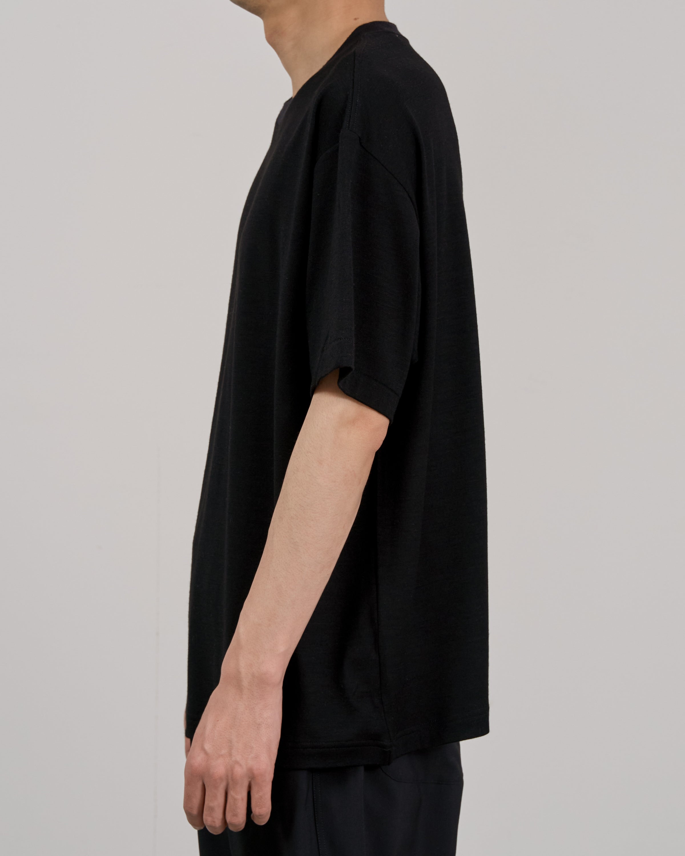 holk Wool T-shirt, Black