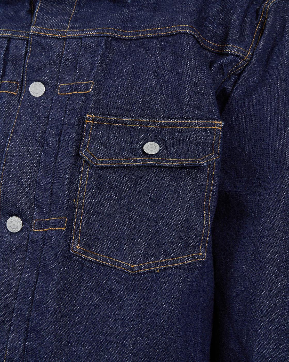 CIOTA New Single Pocket Denim Jacket, Navy