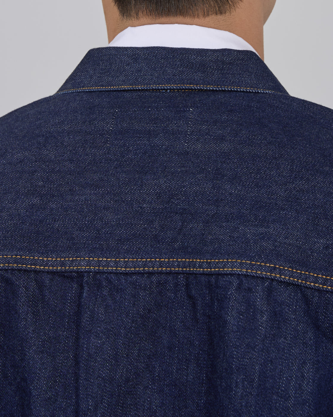 CIOTA New Single Pocket Denim Jacket, Navy