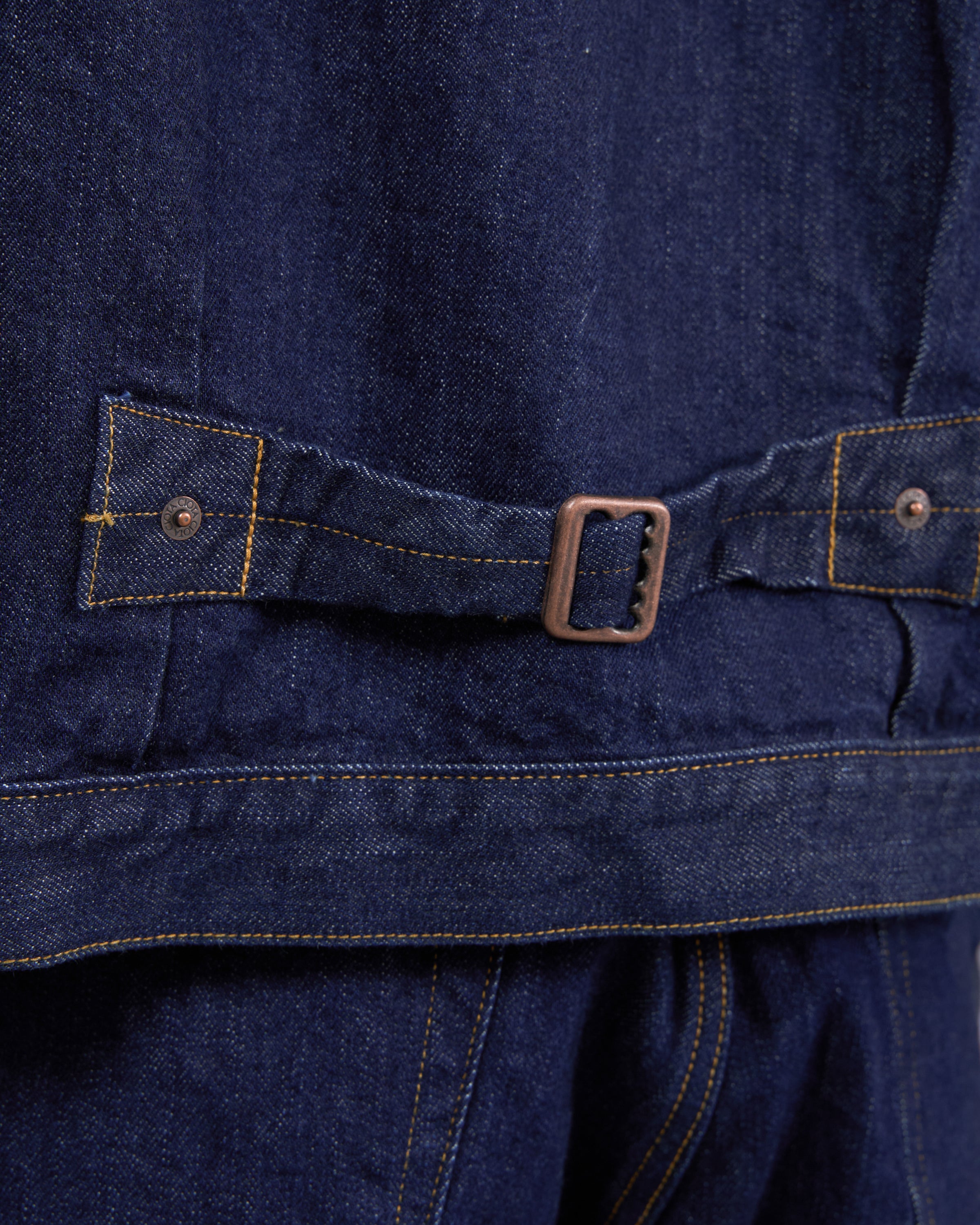 CIOTA New Single Pocket Denim Jacket, Navy