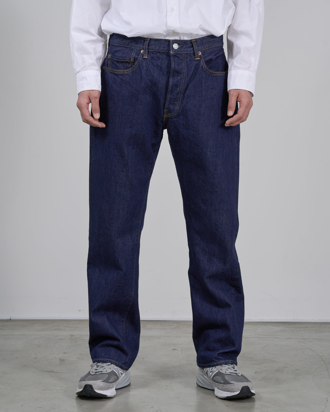 CIOTA New Straight 5 Pocket Pants, Navy